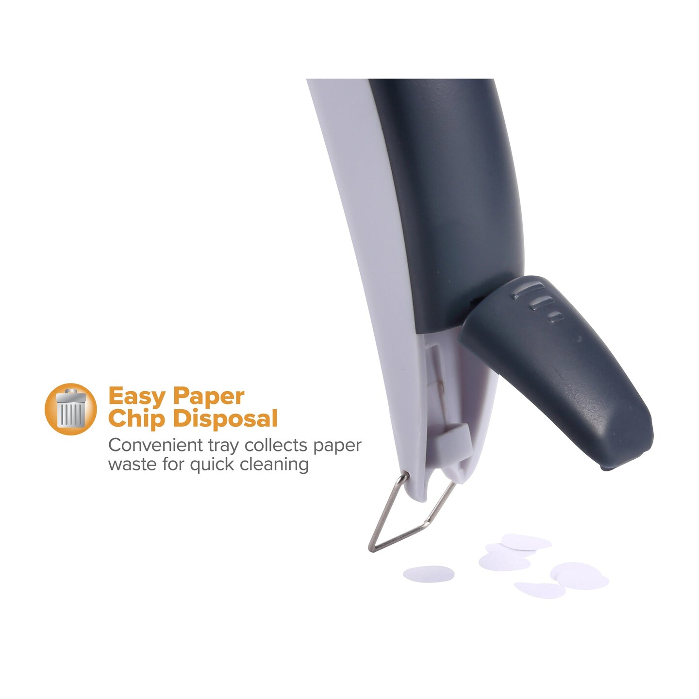 EZ Squeeze&#x2122; 1-Hole Punch, Gray