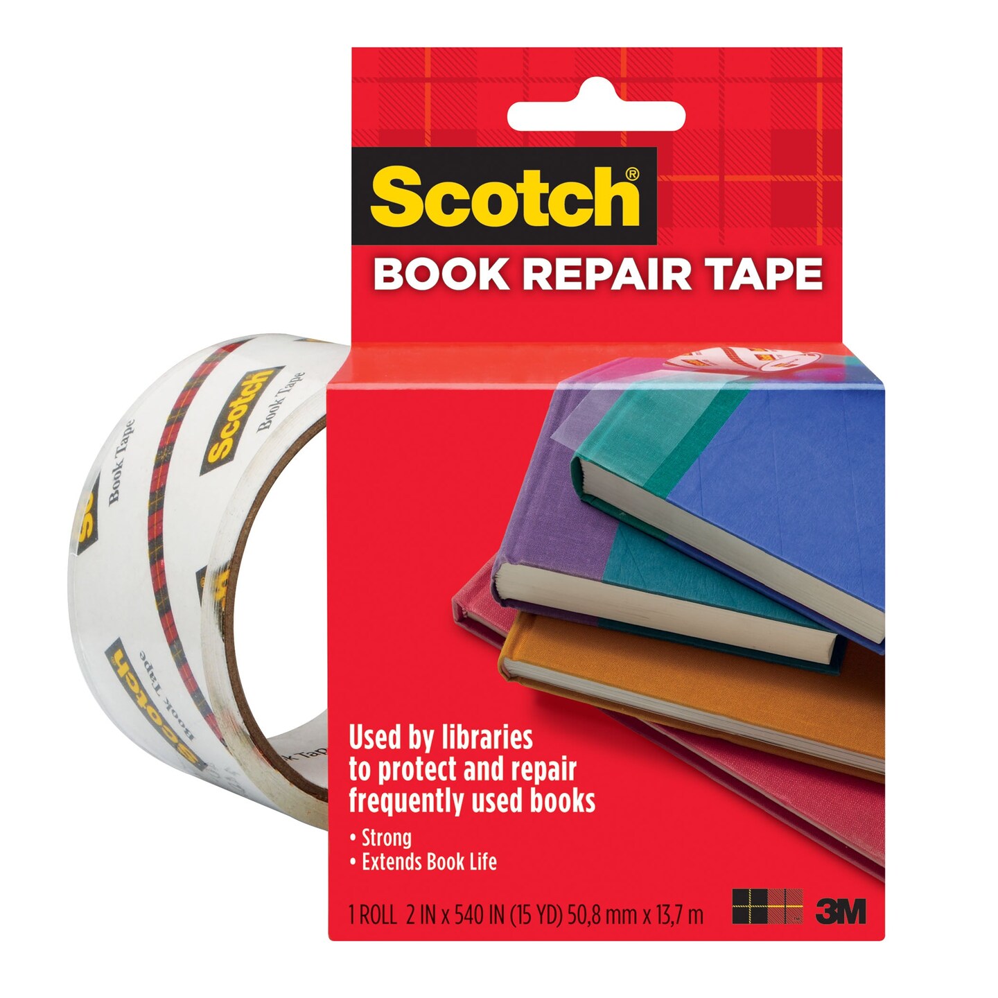 Book Tape, 2 in x 15 yd Roll