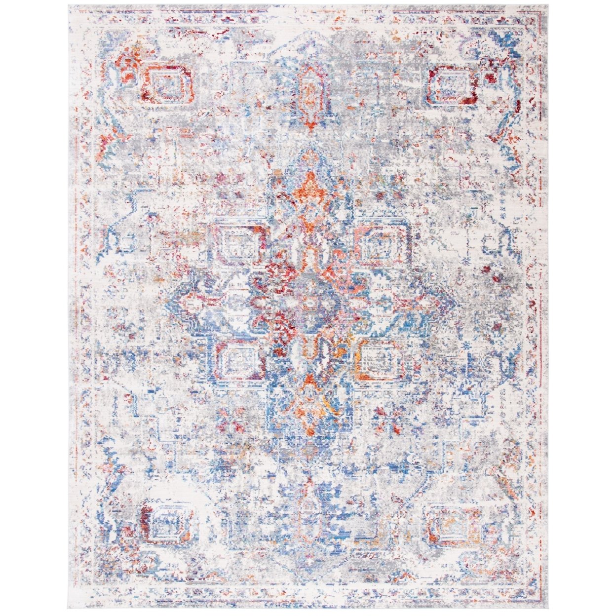 Safavieh   Valencia Collection VAL145M Blue / Multi Rug
