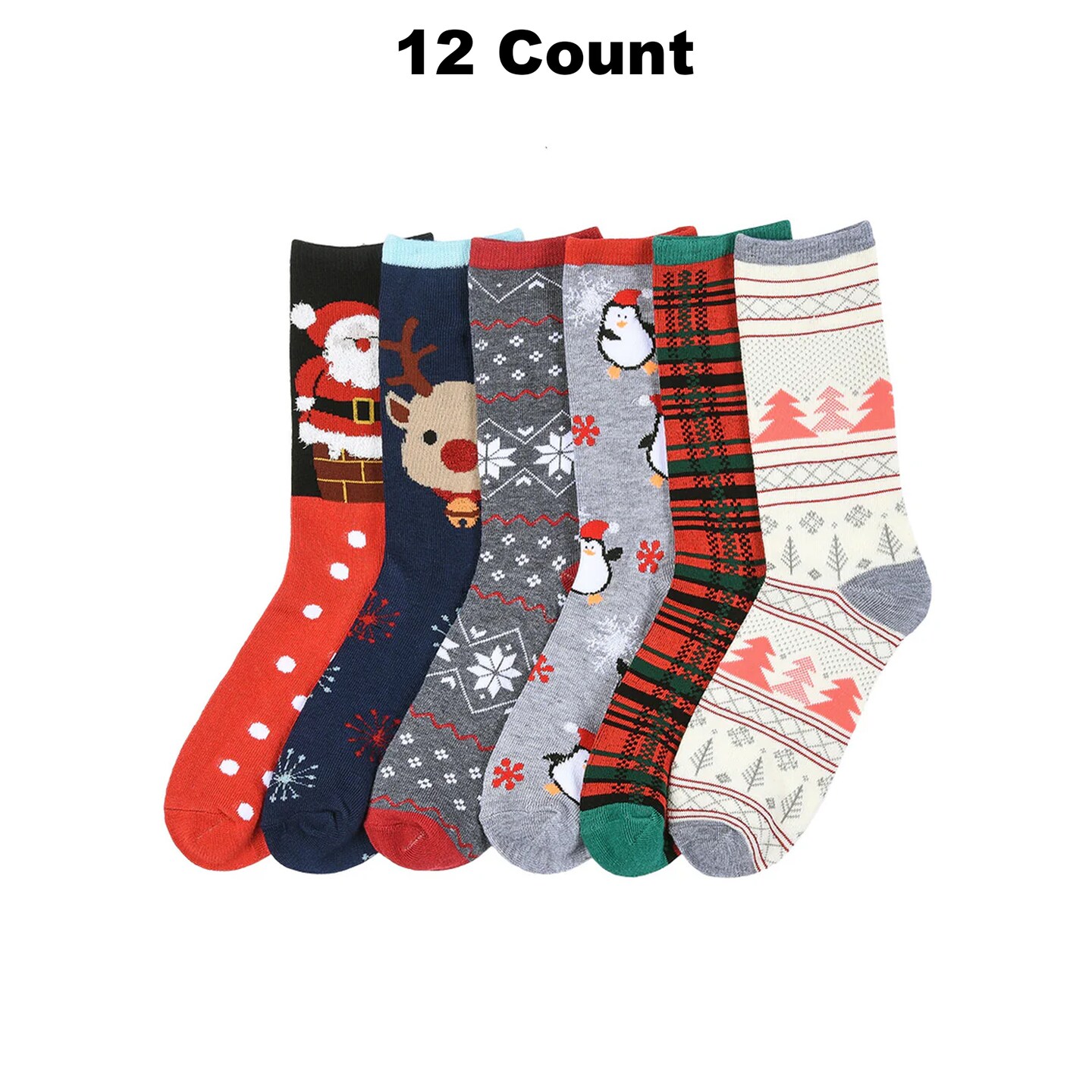 Mamia Ladies Design Crew Socks | RADYAN&#xAE;