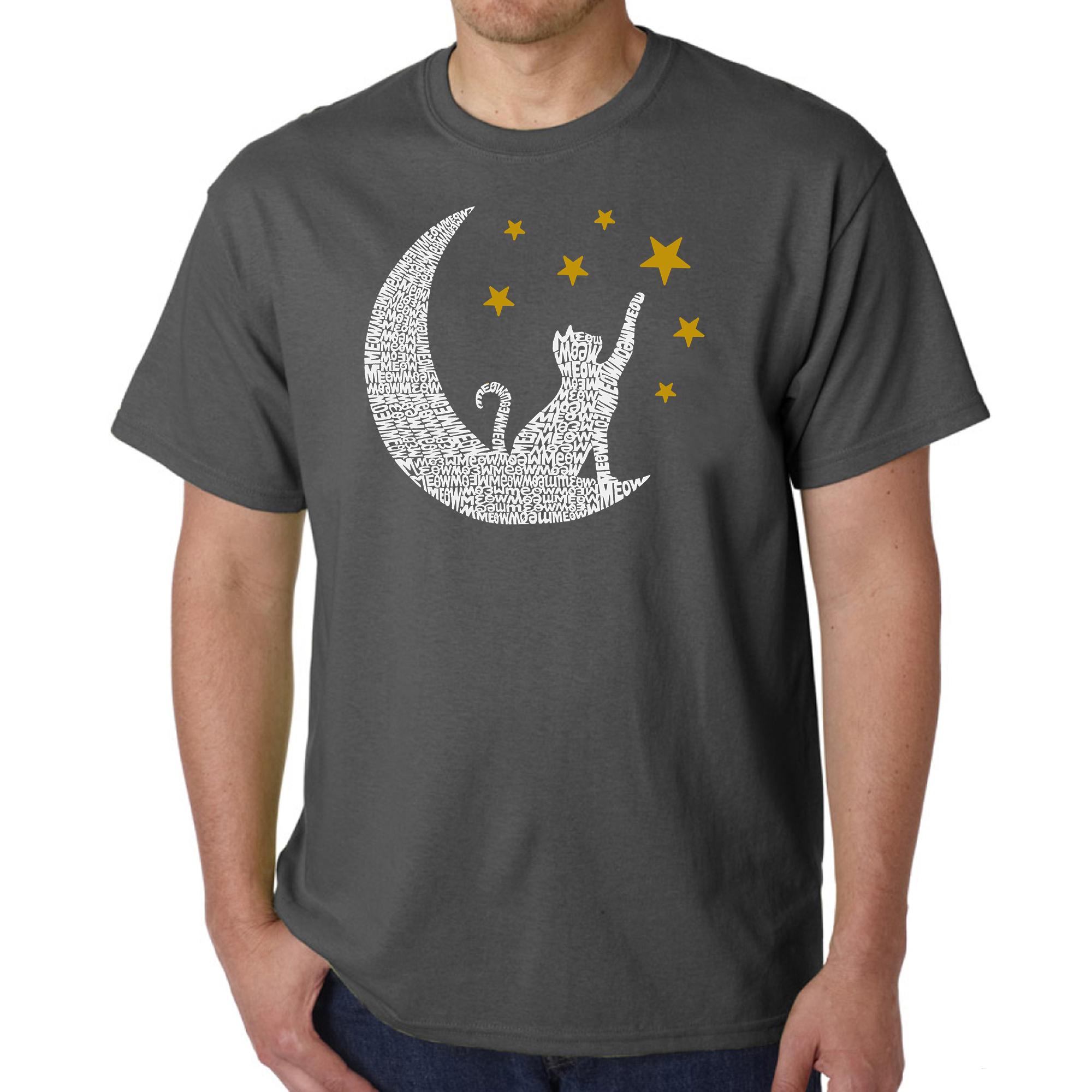 Cat moon shirt hotsell