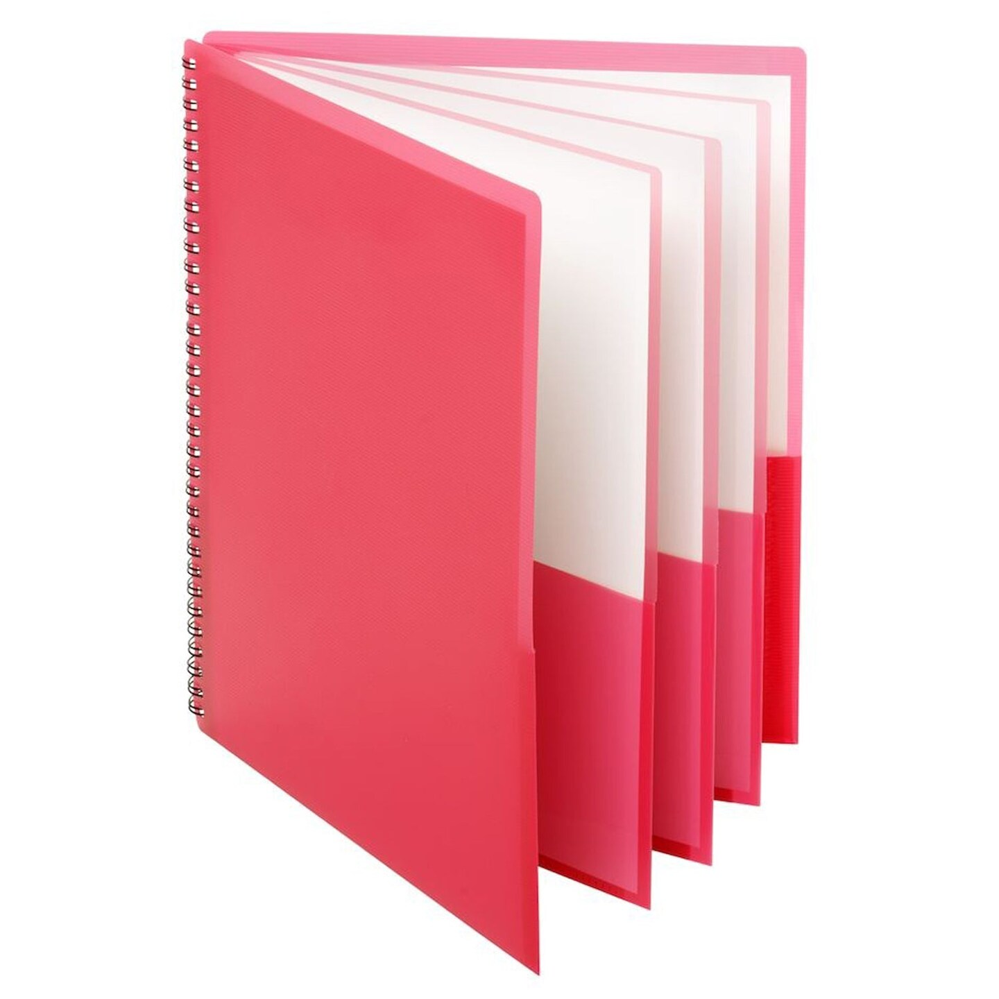 Poly 8-Pocket Organizer, Letter-Size, Assorted Colors