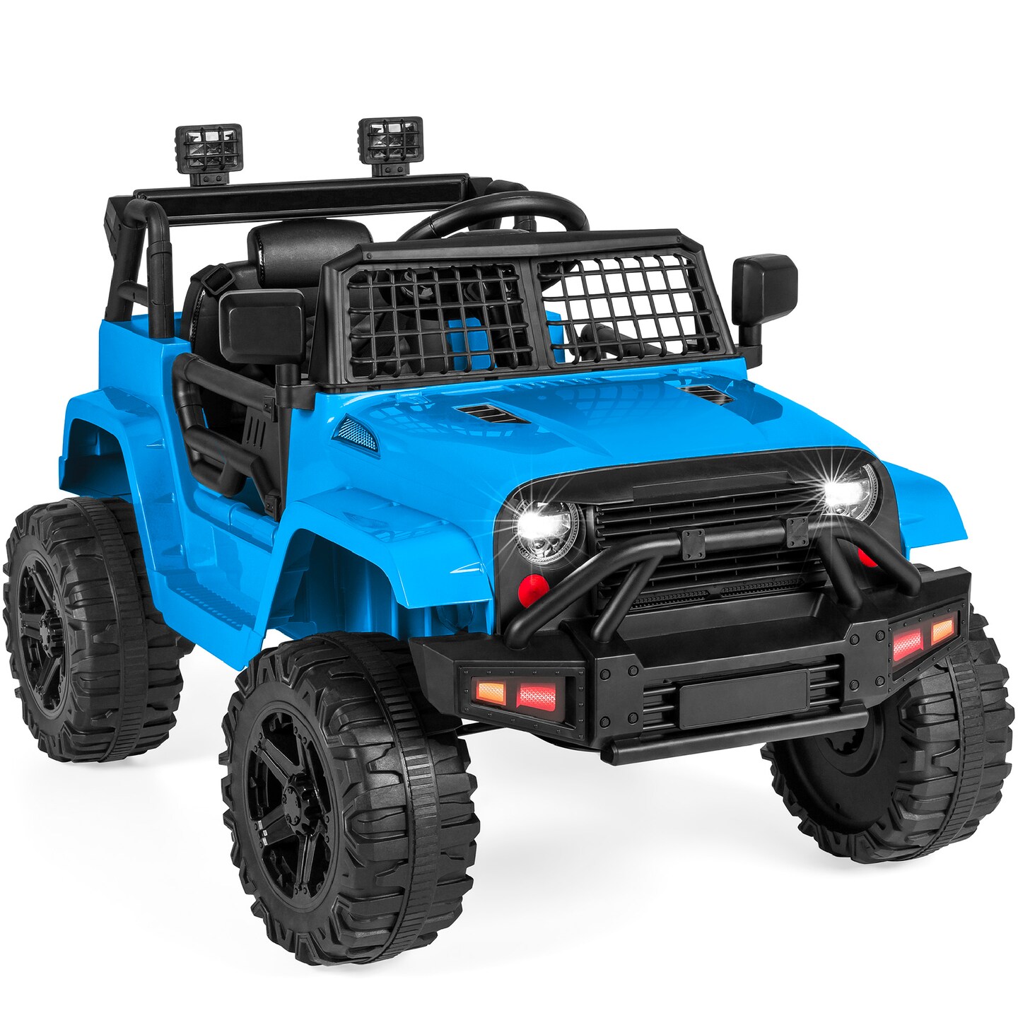 Best Choice Products 12V Kids Ride On Truck Car w/ Parent Remote Control, Spring Suspension, LED Lights