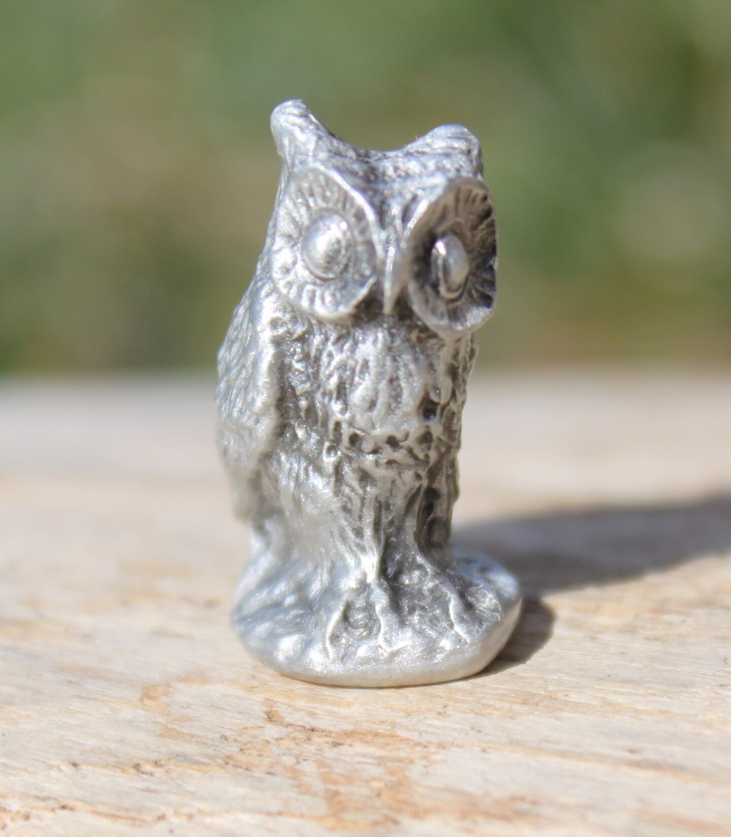 Lead Free Pewter Mini Owl Figurine Metal Owls Decoration