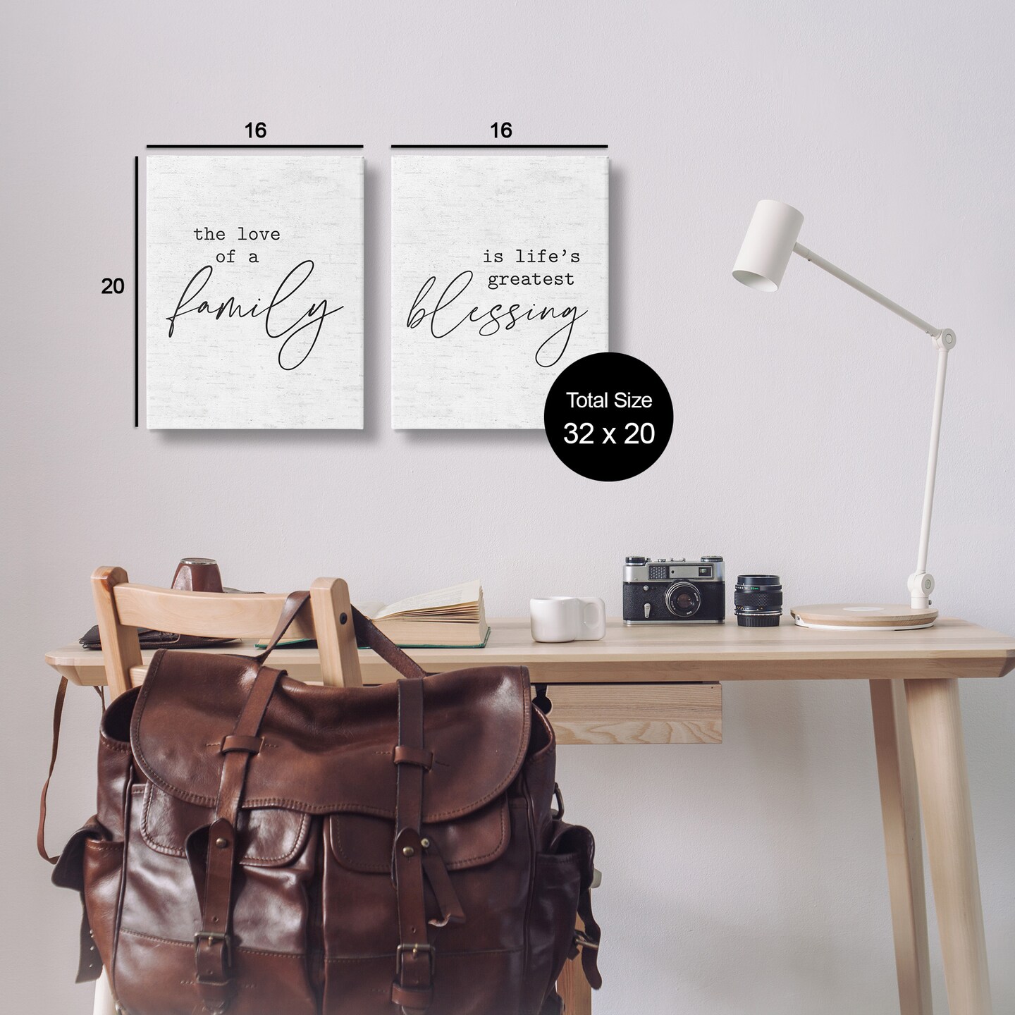 Stupell Industries Life&#x27;s Greatest Blessing Quote Canvas Wall Art