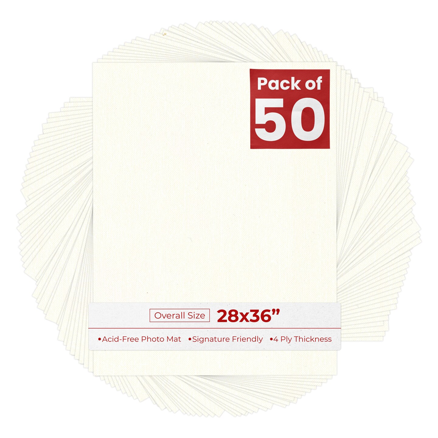 Beige Canvas 28x36 Uncut Mat Board - Blank Sheets, No Opening, Color ...