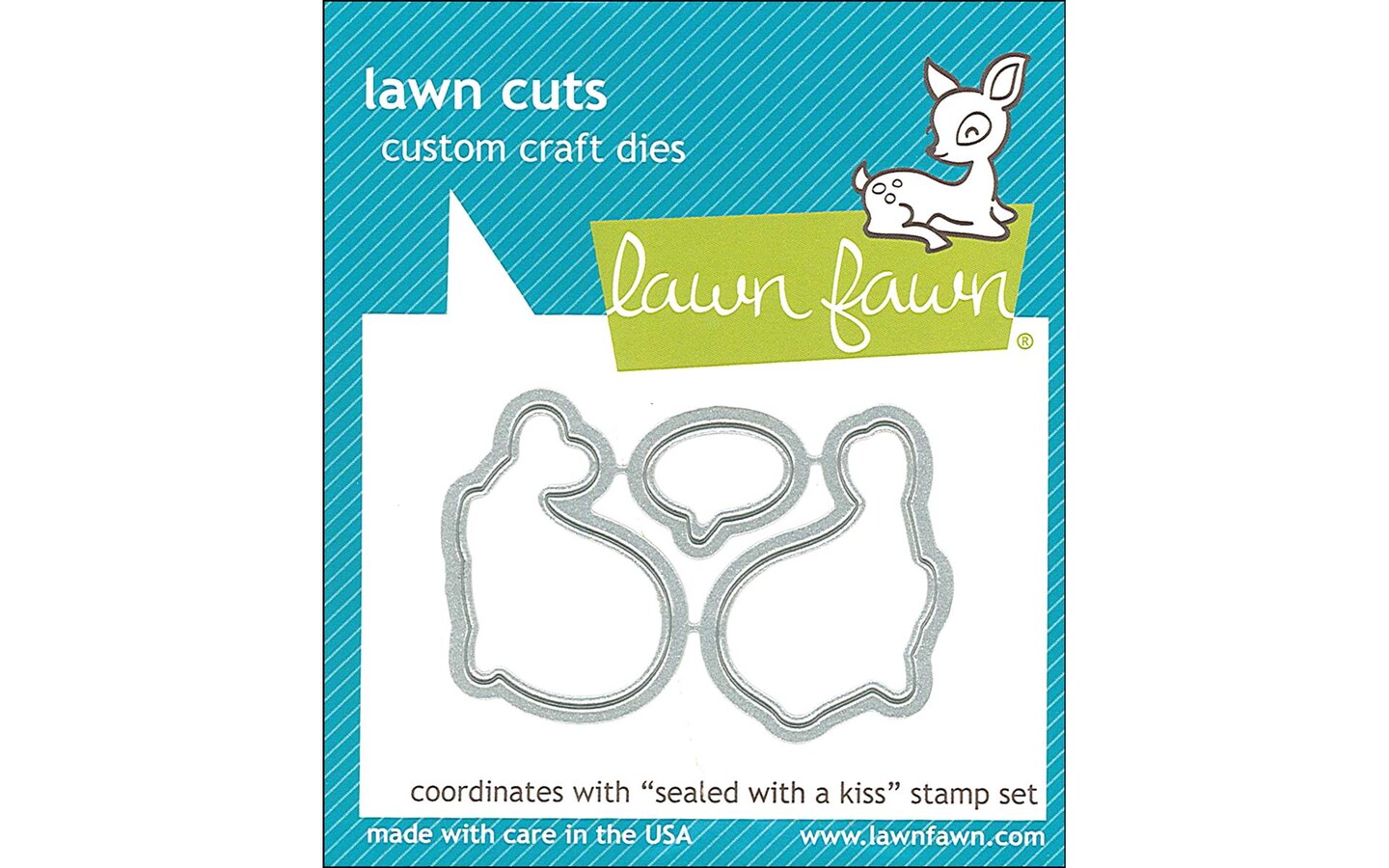 Lawn Fawn Lawn Cuts Die Sealed With A Kiss