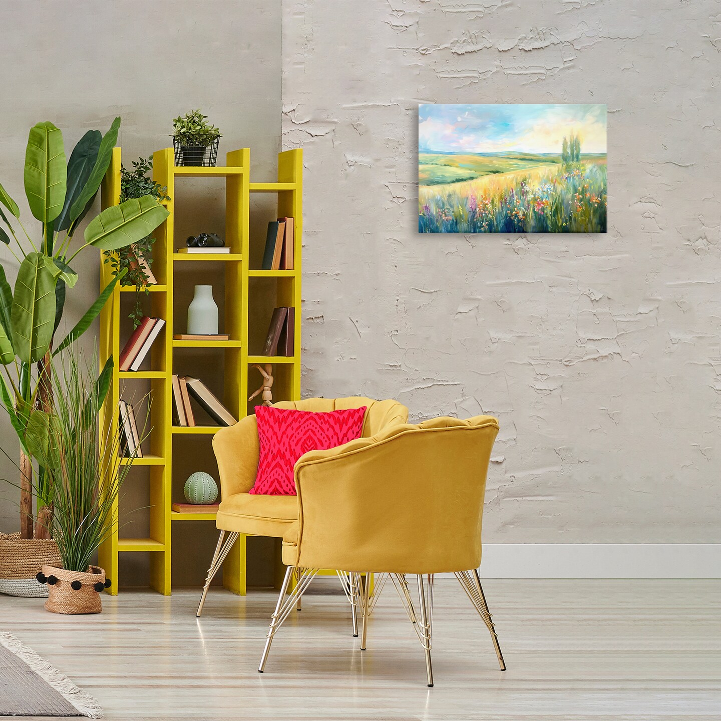 Stupell Industries Lush Prairie Paradise Canvas Wall Art Design by Ramona Murdock