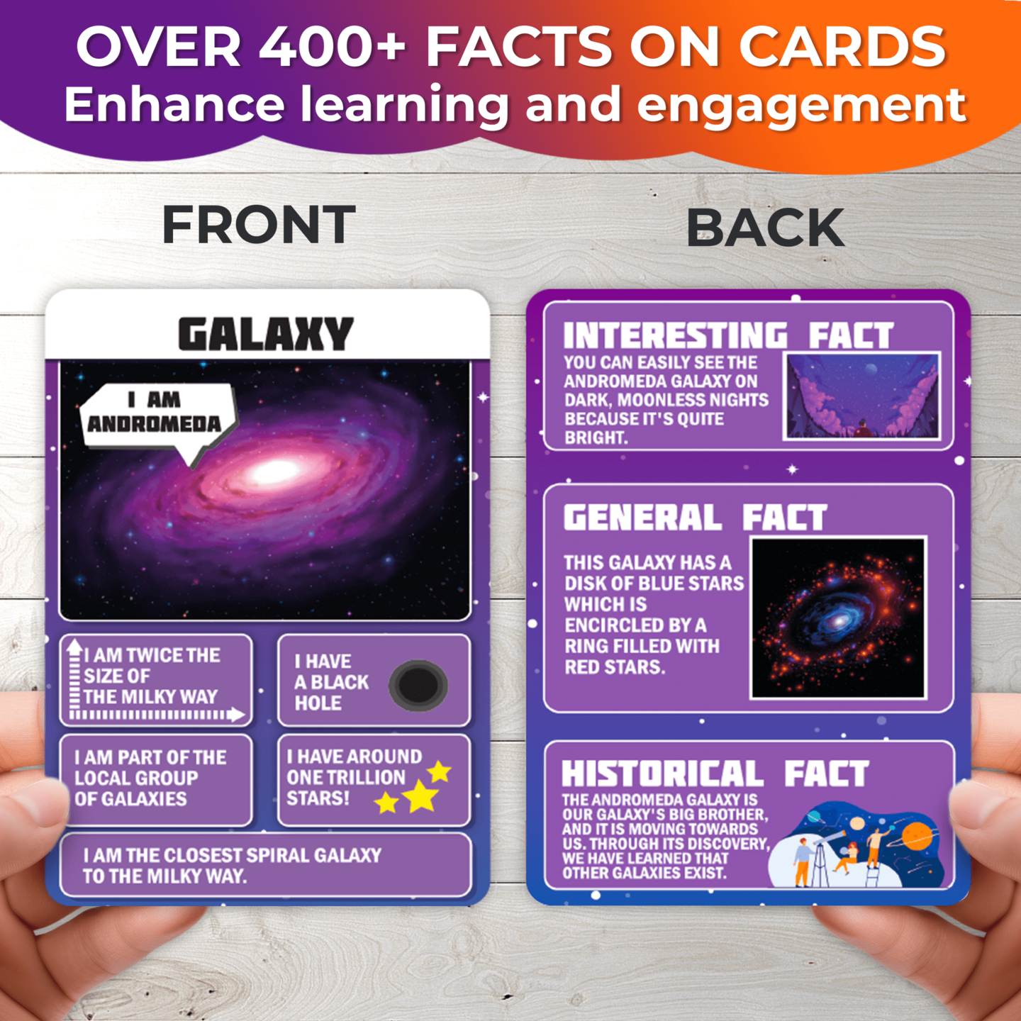 70 Piece Jigsaw Puzzles 50 Cards For Kids | Space
