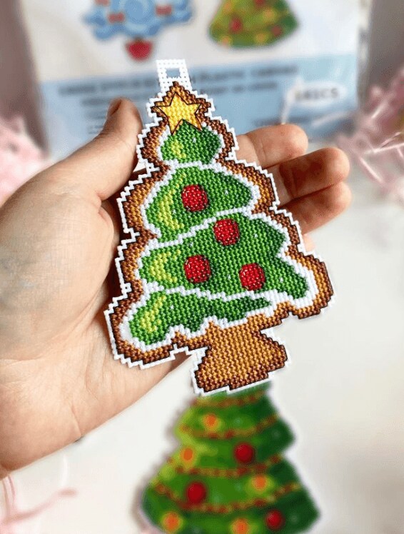 Christmas Trees Counted Cross-Stitch Kit