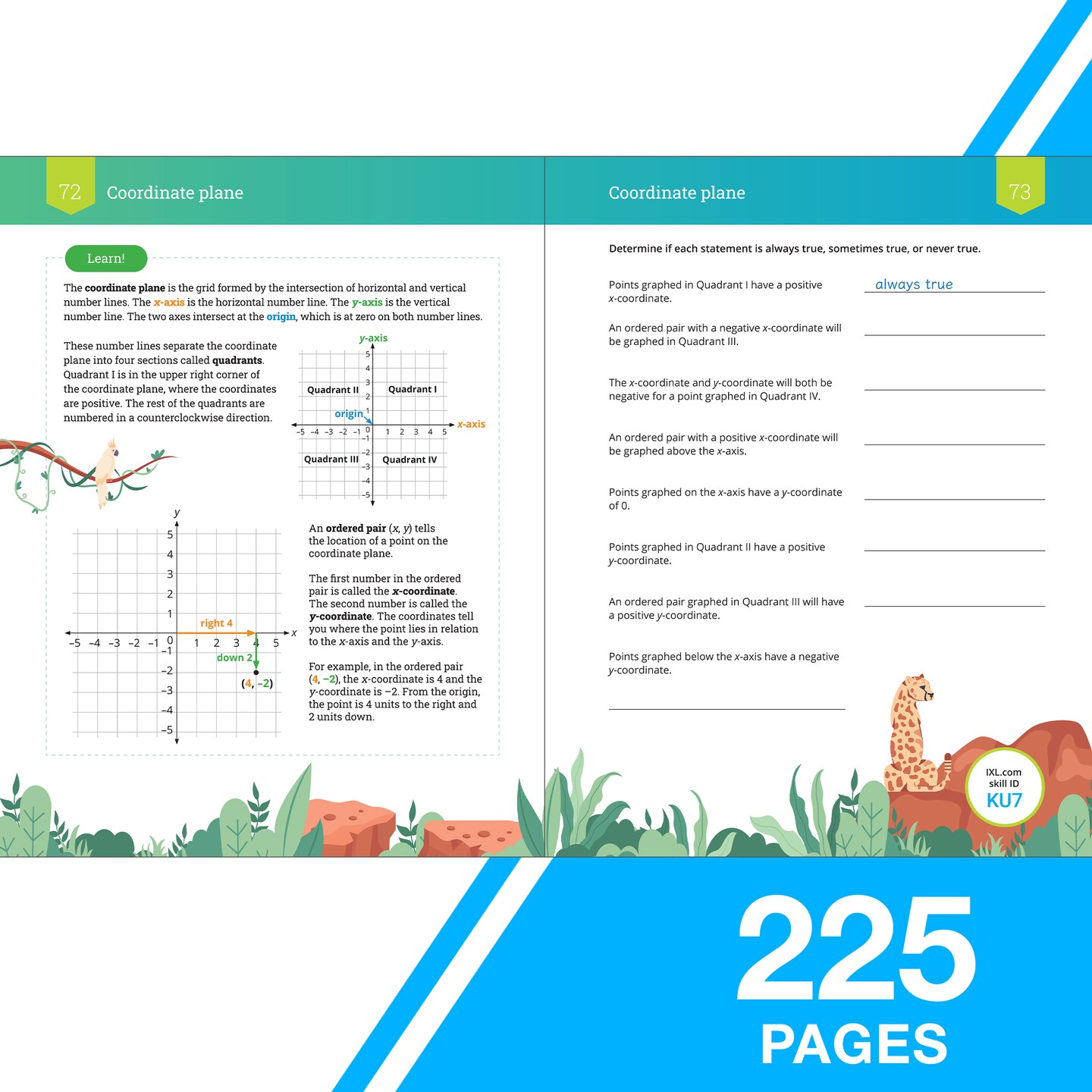 The IXL Ultimate 6th Grade Math Workbook, Activity Book for Kids Ages 11-12 Covering Geometry, Statistics, Equations, Integers, Ratio, and More Mathematics