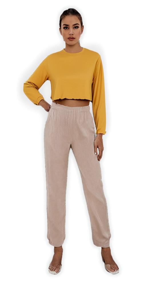 BELLA + CANVAS&#xAE; Fashion Women&#x27;s Cropped Long Sleeve T-Shirt