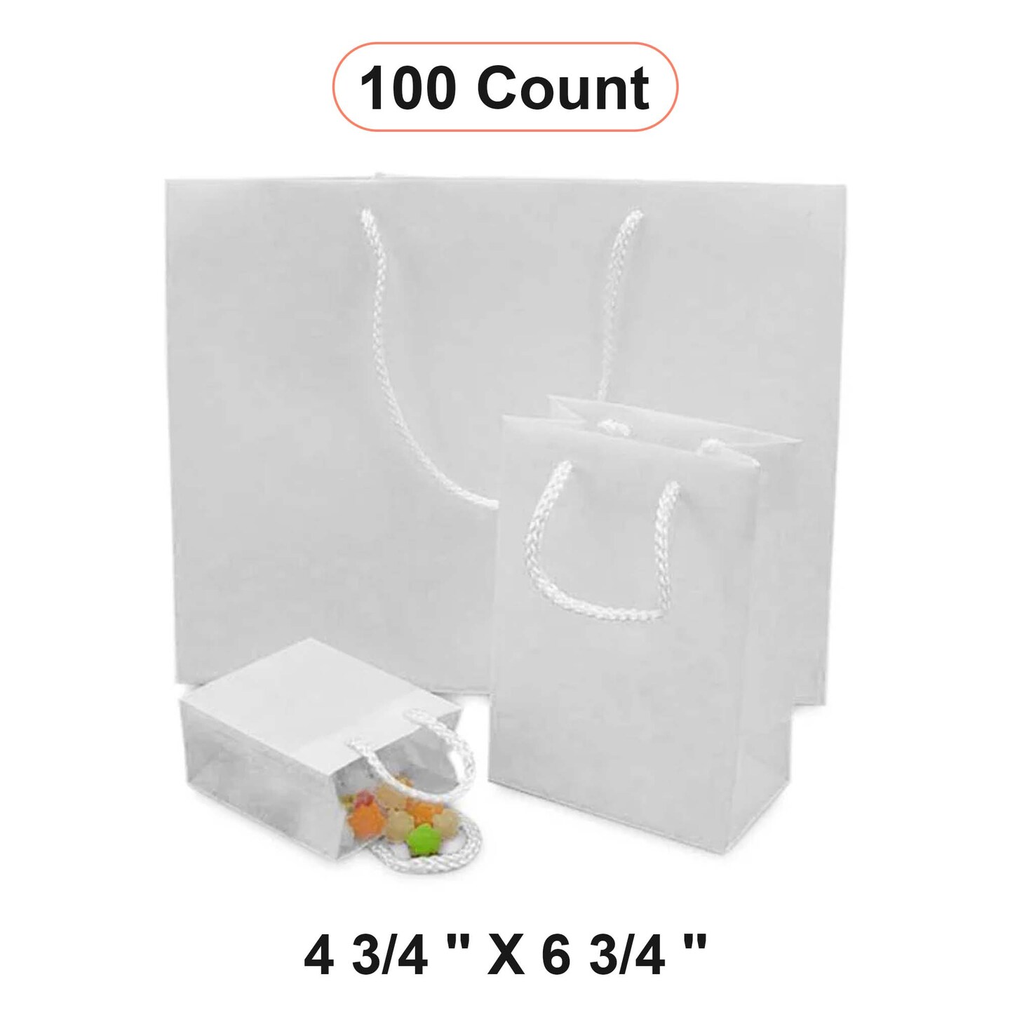 Heavy Frosted Euro Tote 4.75" x 2.75" x 6.75" | Michaels