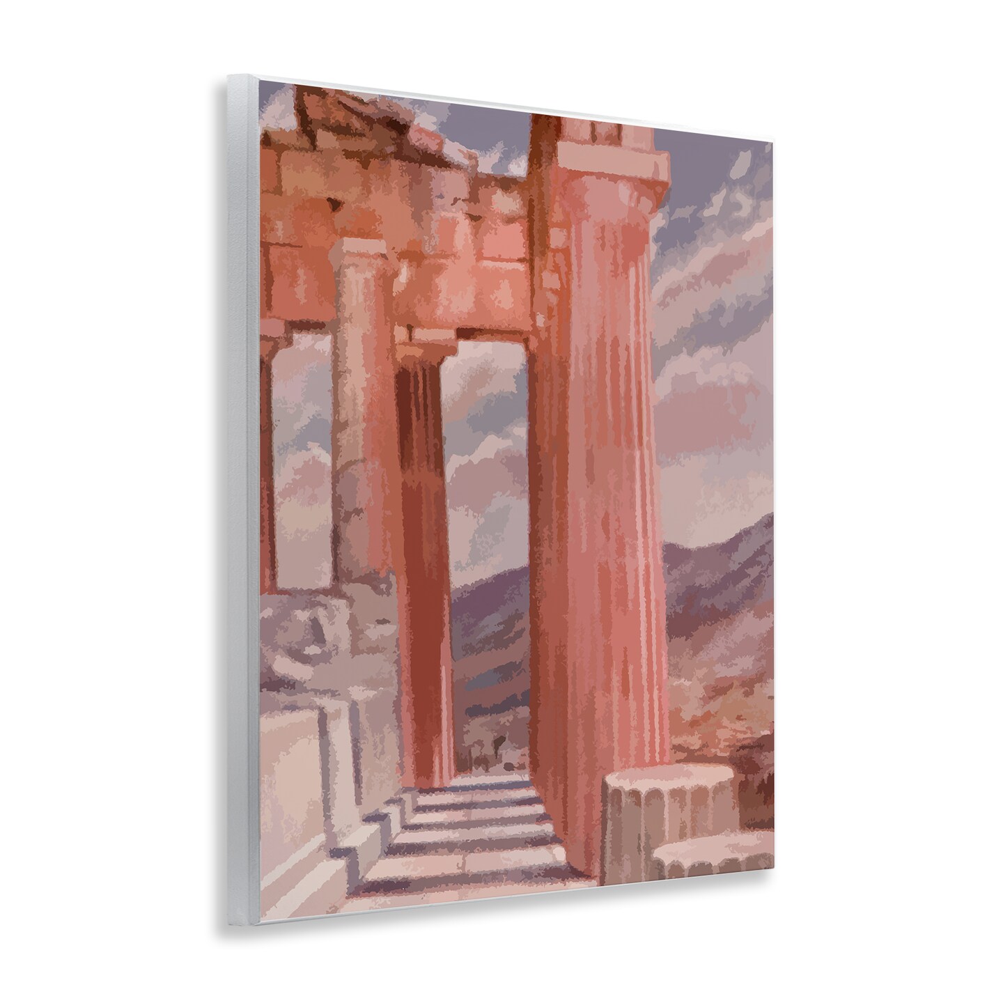 Stupell Industries Greek Architecture View Wall Plaque Art Design by Daphne Polselli