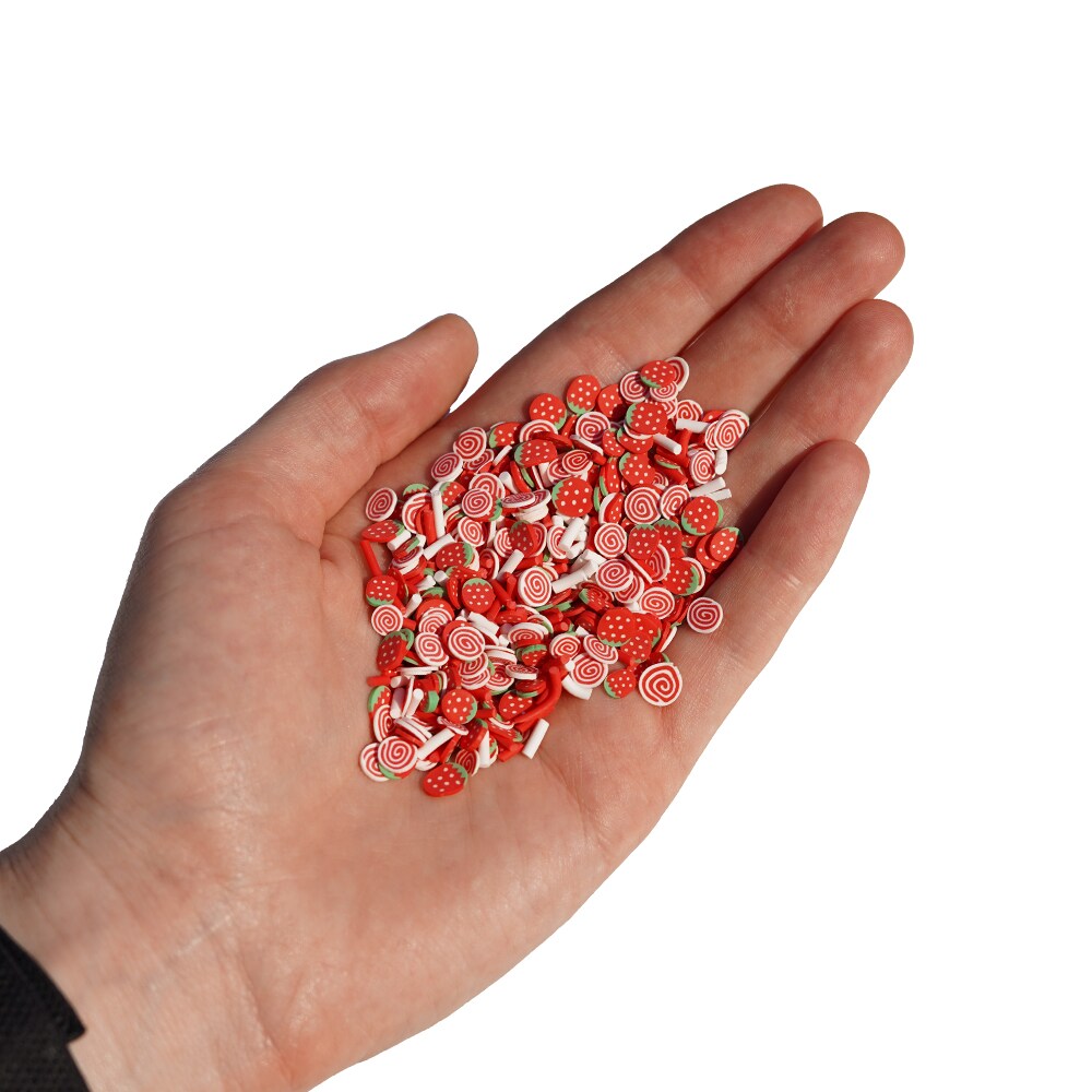 Buttons Galore and More Sprinkletz - Tiny Polymer Clay Embellishments - Love Bundle 60 grams