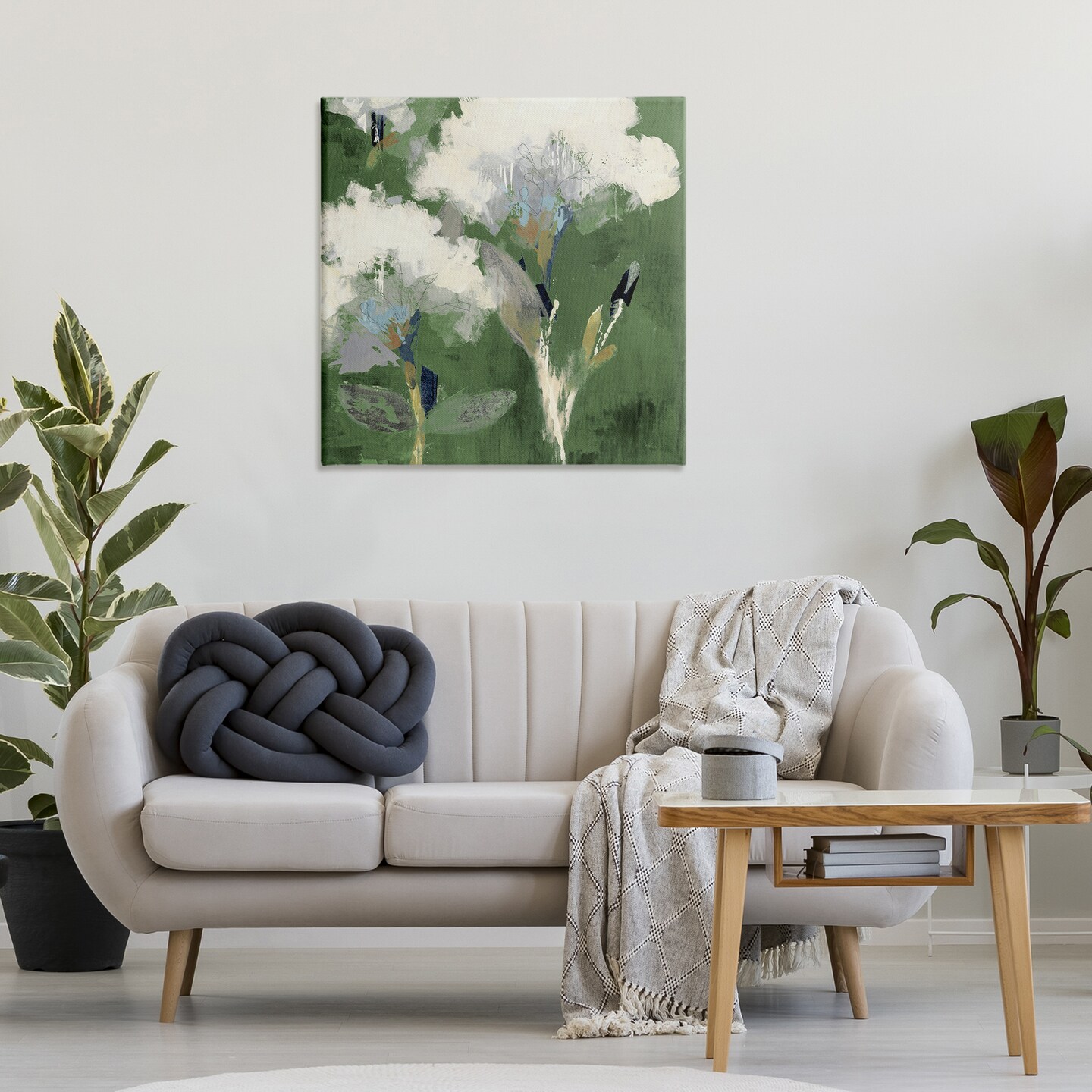 Stupell Industries Abstract Botanical Buds Canvas Wall Art Design by Liz Jardine