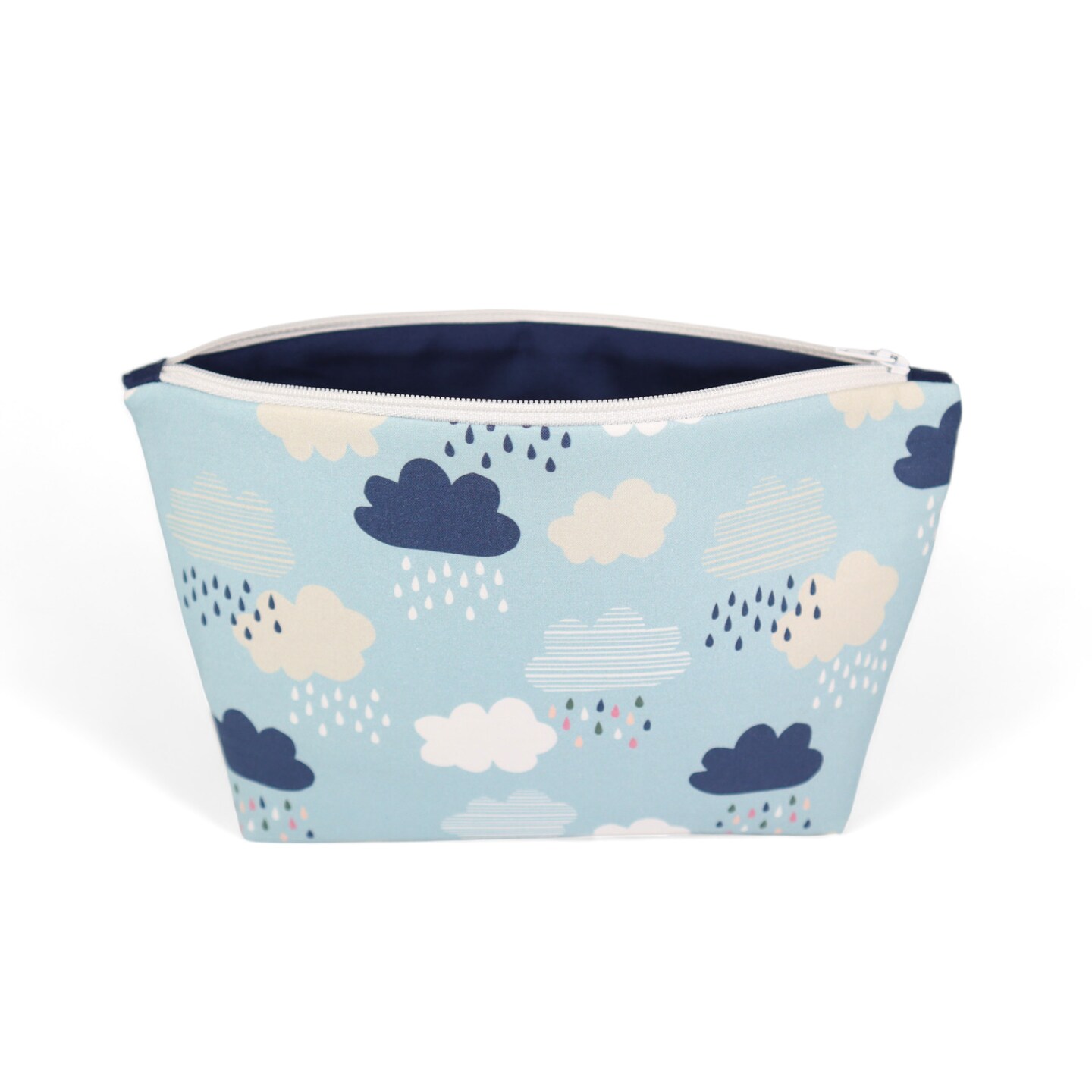 Crosscut Sewing Co.&#xAE; Zipper Pouch Sewing Project Kit for Beginners with Fabric, Instructions and Video