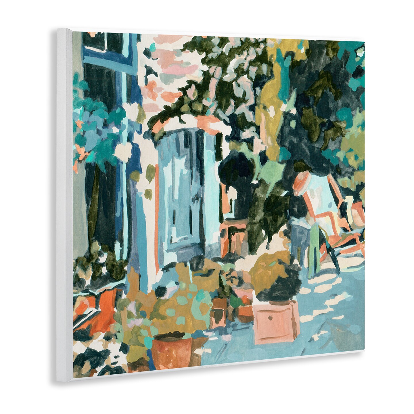 Stupell Industries Abstract Cityscape Architecture Wall Plaque Art Design by Melissa Wang