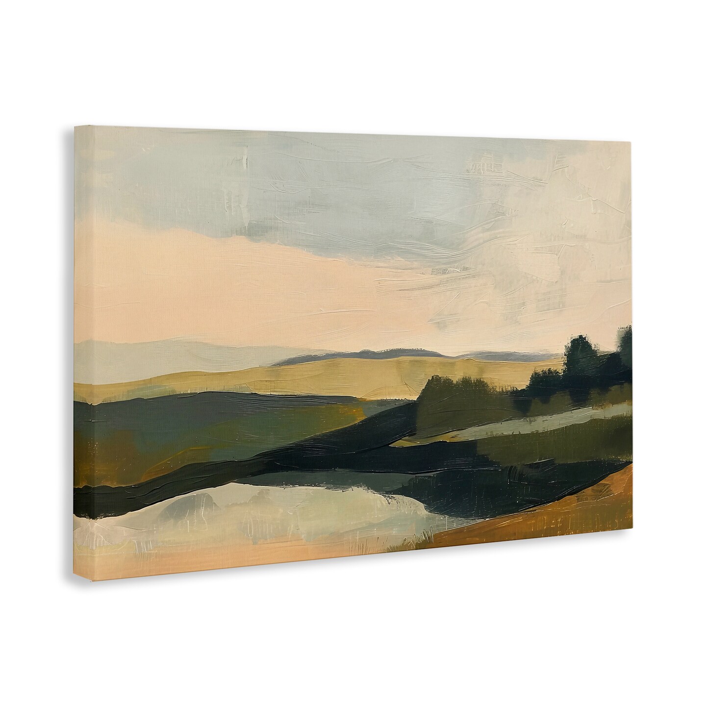 Stupell Industries Green Hills Painting Canvas Wall Art Design by Irena Orlov