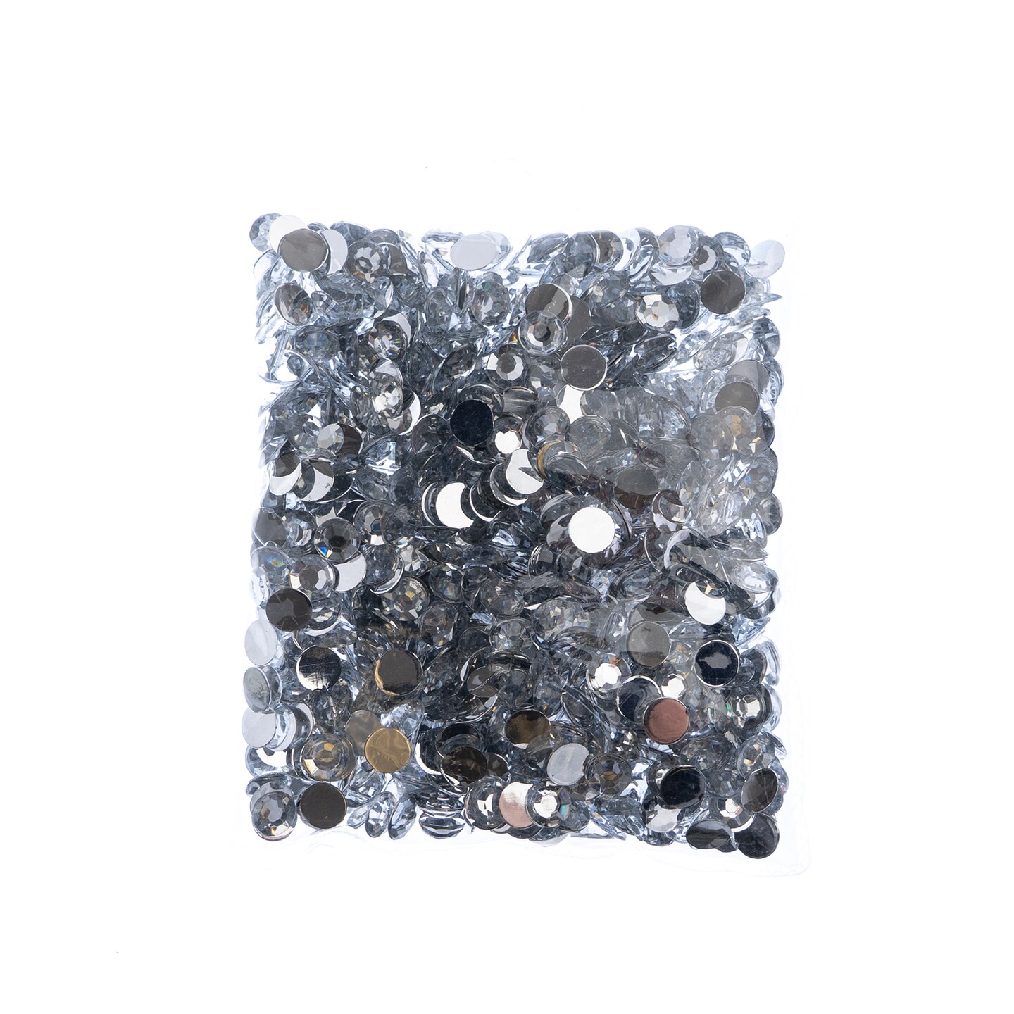 John Bead 8mm (SS39) Round Acrylic Flat Back Rhinestones, 1000pcs