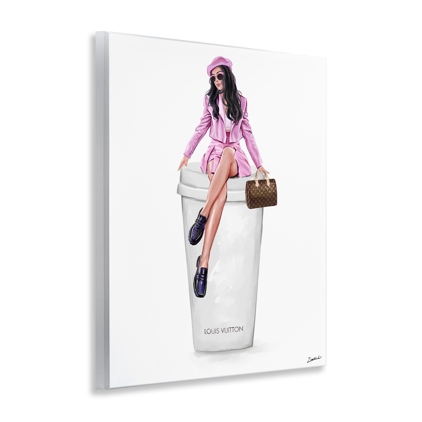 Stupell Industries Sassy Chic Fashionista Wall Plaque Art Design by Ziwei Li