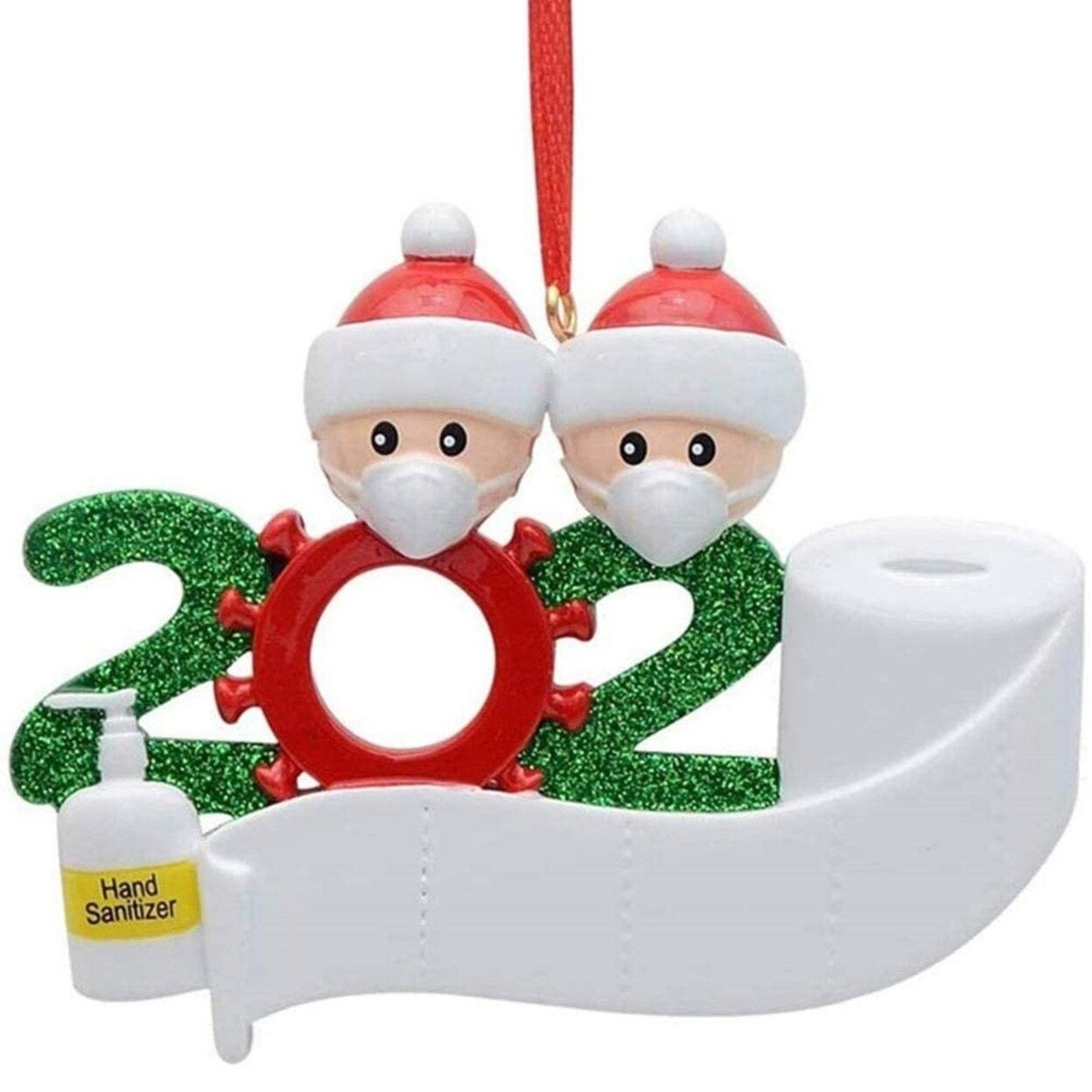 2020 Quarantine Family Personalized Christmas Ornaments
