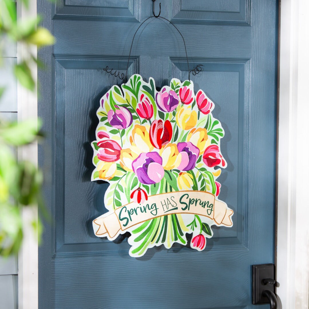 Valentine and Spring Door Decoration Reversible