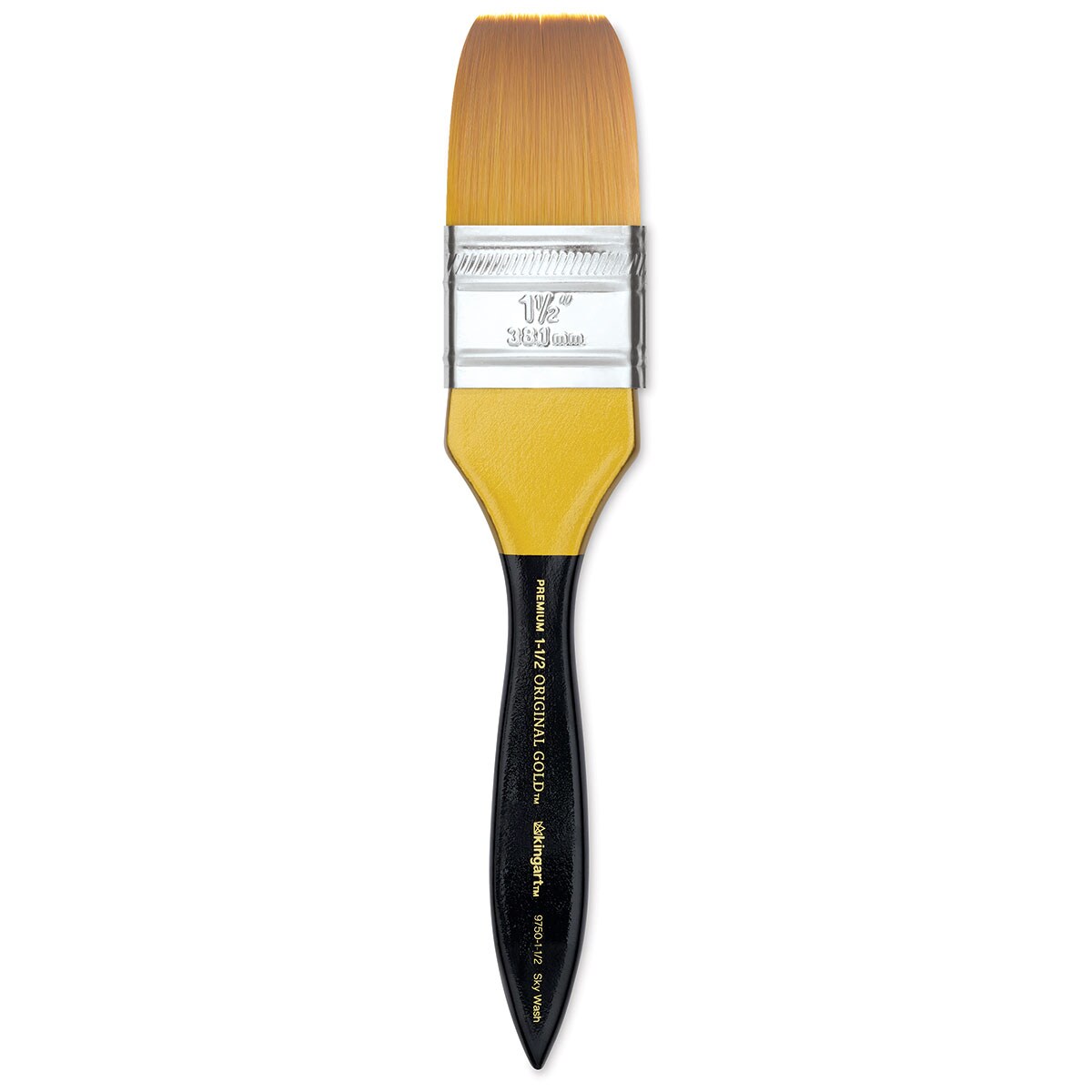 Kingart Original Gold Brush - Sky Wash, 1-1/2&#x22;, Short Handle