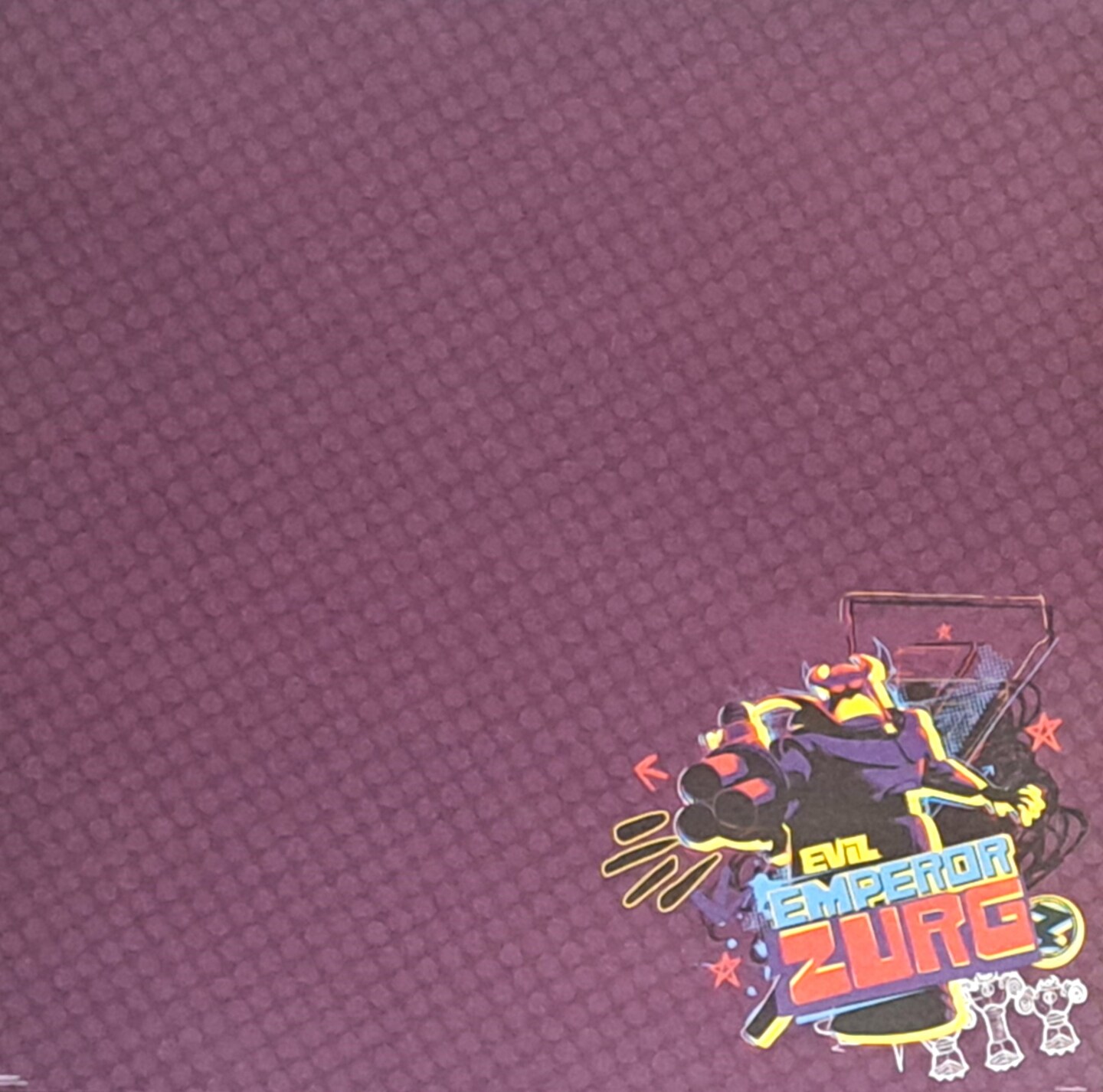Disney Pixar Toy Story Evil Emperor Zurg 12x12 Scrapbook Paper