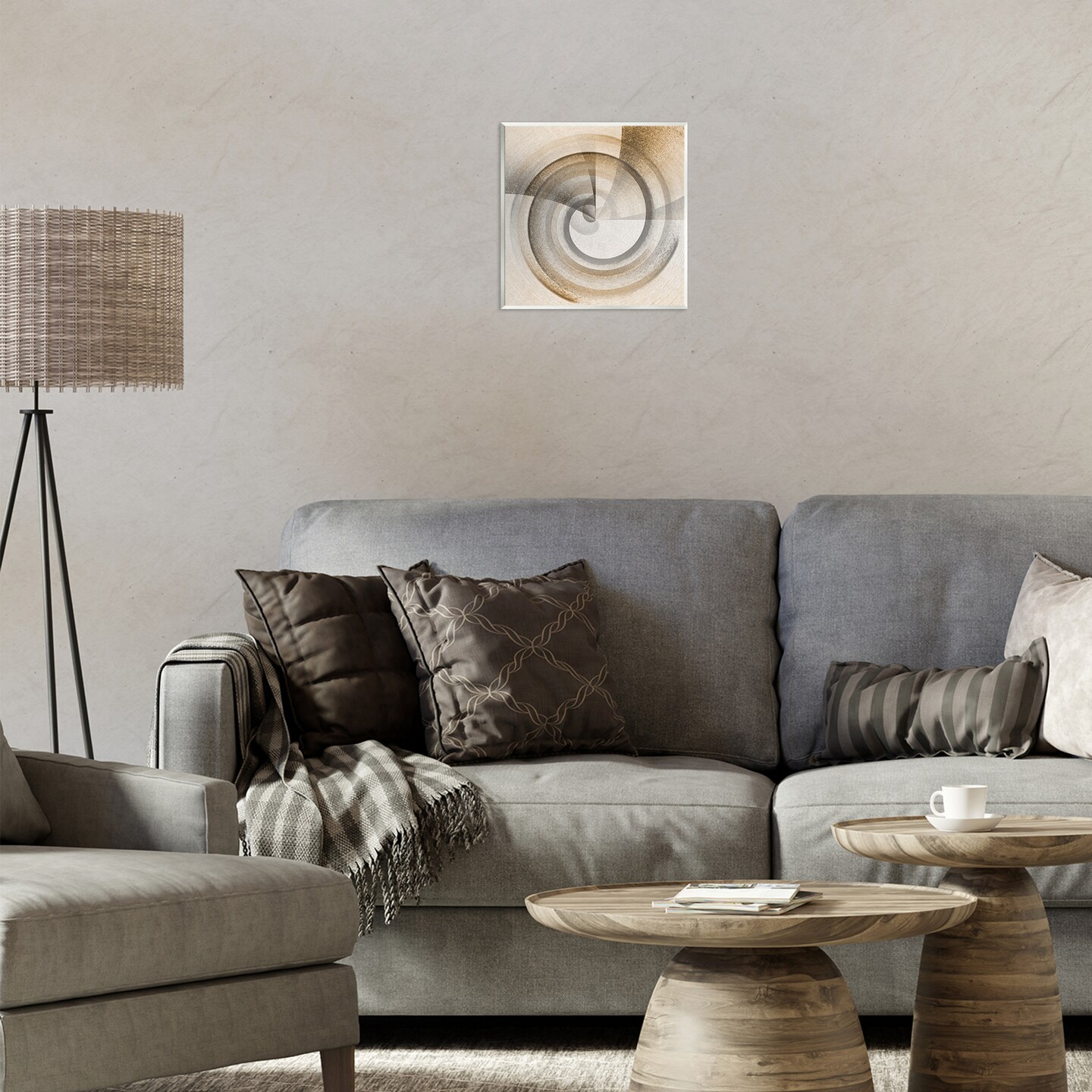 Stupell Industries Spinning Centric Circle Wall Plaque Art Design by Noah Bay