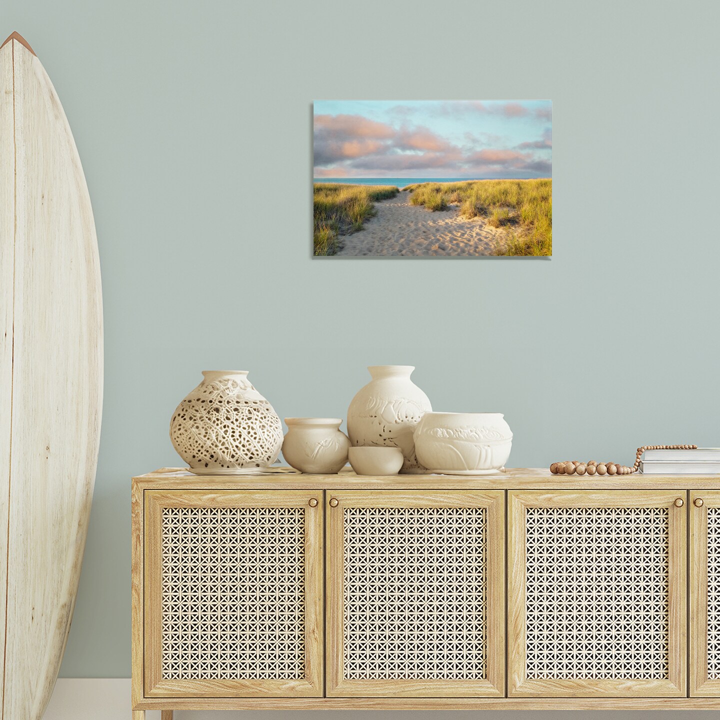 Stupell Industries Beachy Footprints Path Canvas Wall Art Design by Brooke T. Ryan