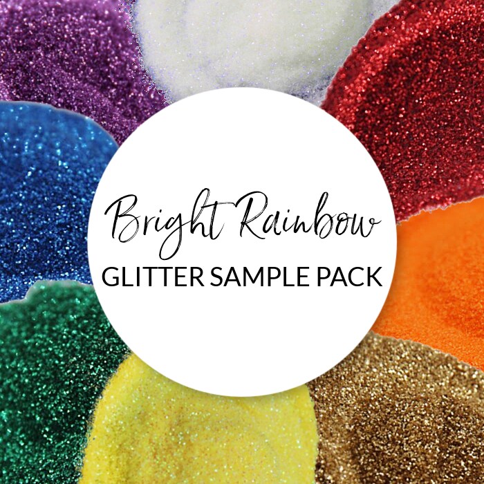 * Glitter Sample Pack - Bright Rainbow