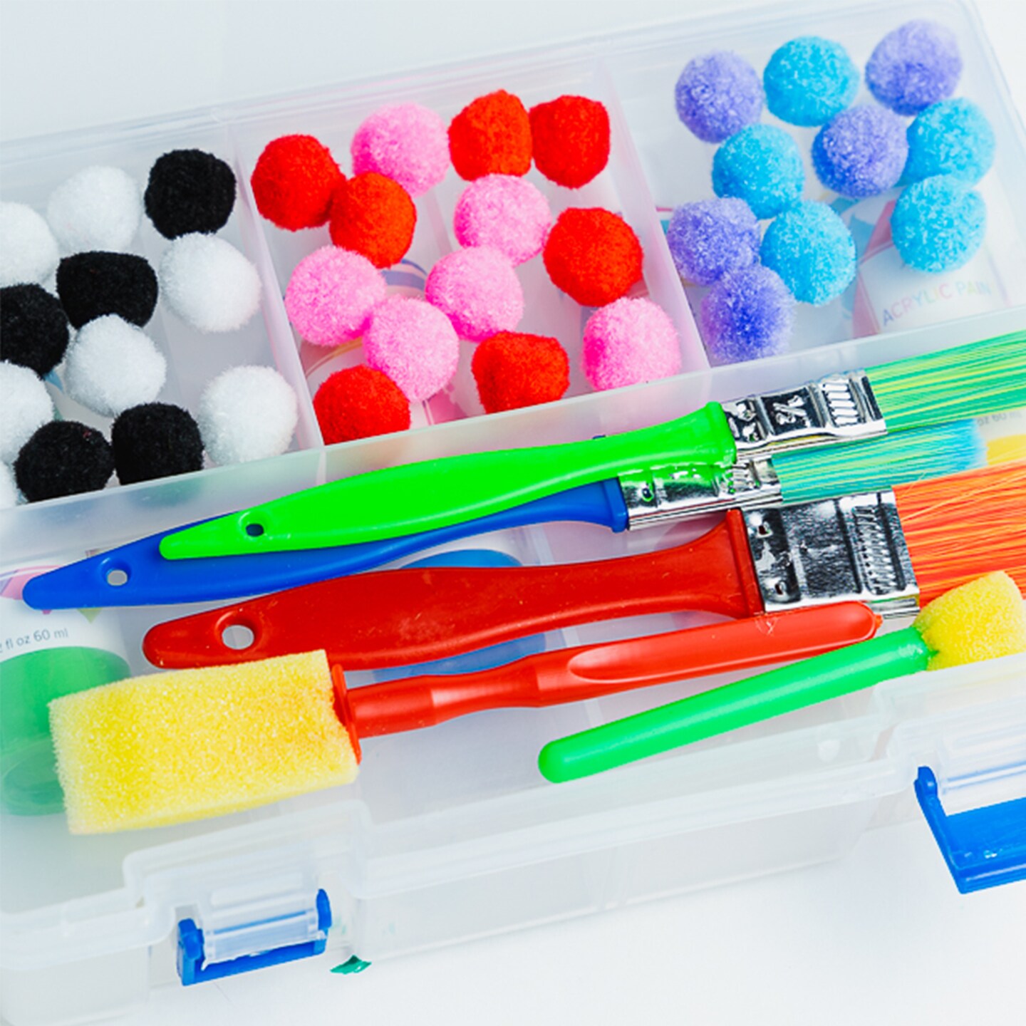 Plastic Storage Organizer Box with 8 Slots, Removable Dividers and Tray - for Craft, Jewelry, Office, Beauty, Travel Etc.