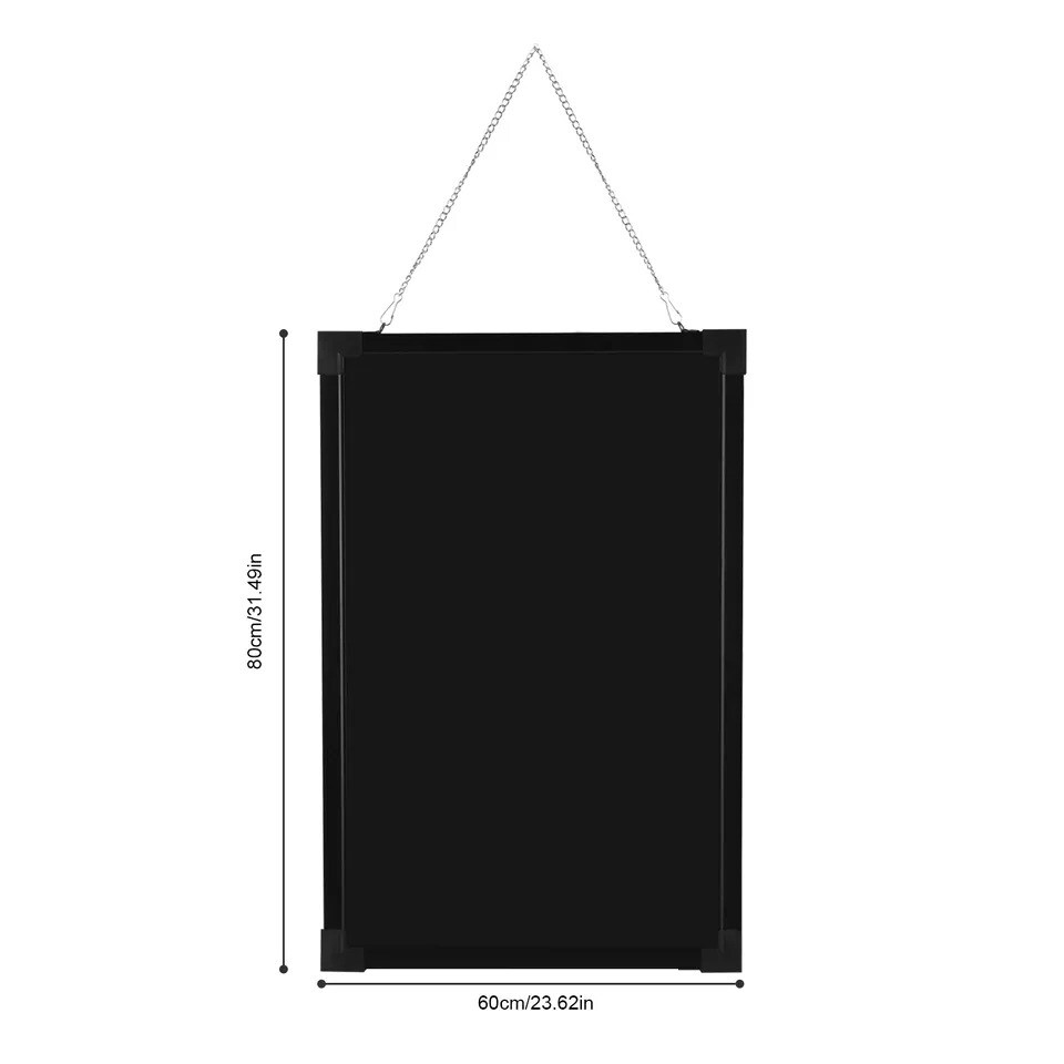 LED Message Writing Board 32"x24" Illuminated Erasable Neon Menu Sign Board DIY