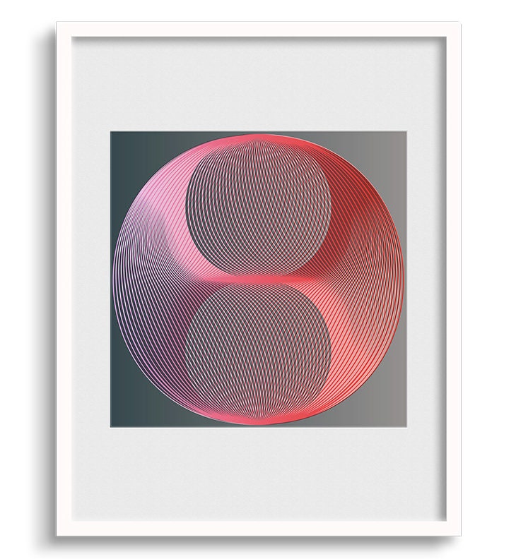 Orb Weave | Moire Fine Art Print