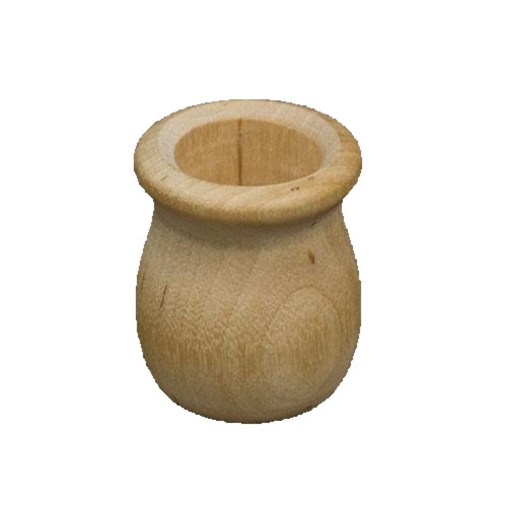 Wood Candle Cup - 1.38&#x22;
