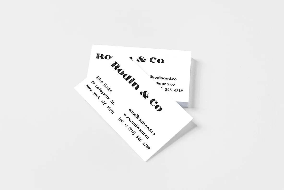 Business Card Stamp No. 17, Rubber