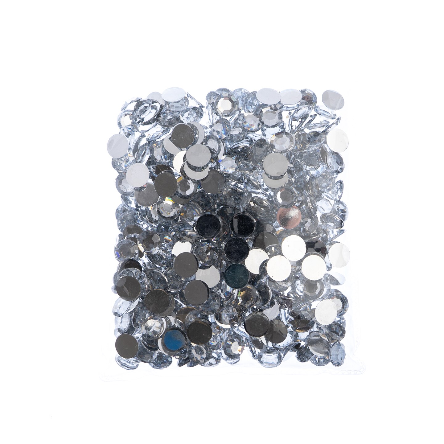 John Bead 10mm (SS45) Round Acrylic Flat Back Rhinestones, 500pcs