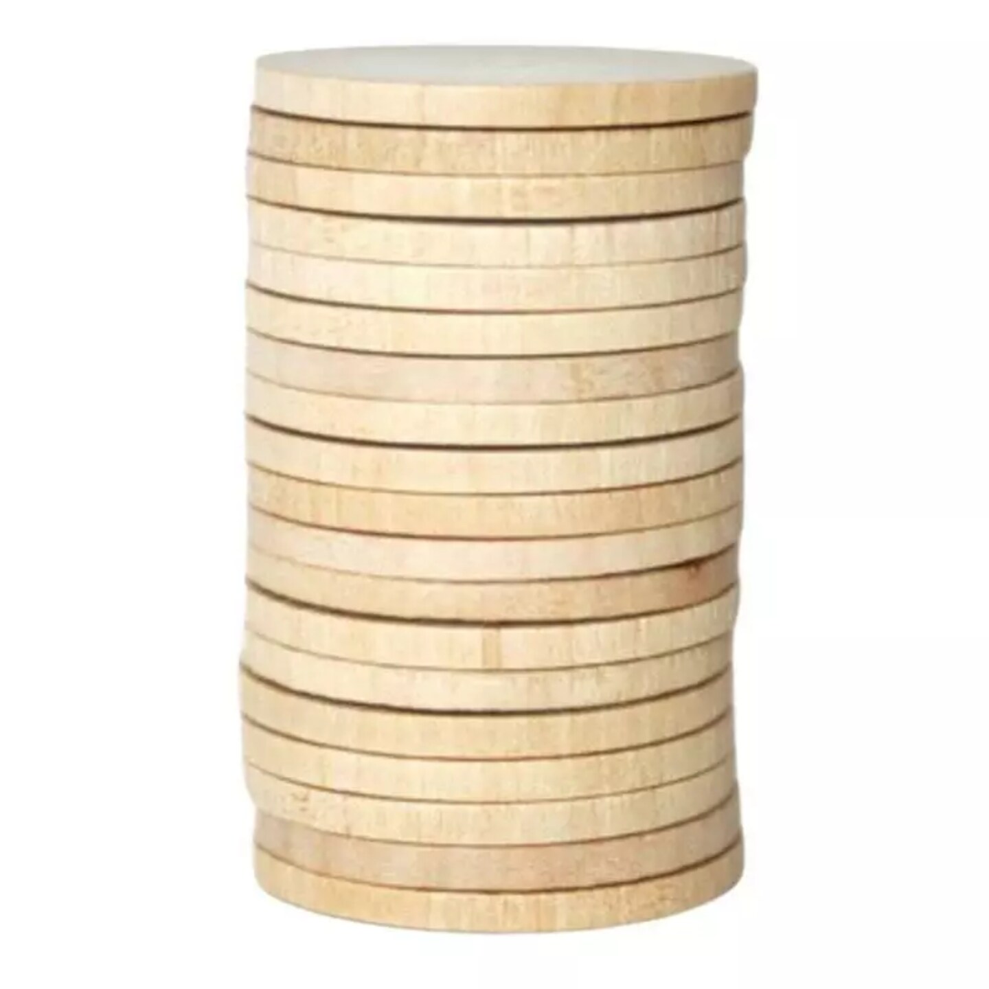 Kitcheniva Round Wooden Disc Circles Paint Stain Stamp Crafts DIY