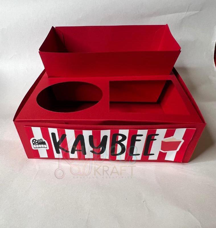 Personalized Movie Tray, Movie Tray for Movie Night, Movie Night Tray, Popcorn Tray