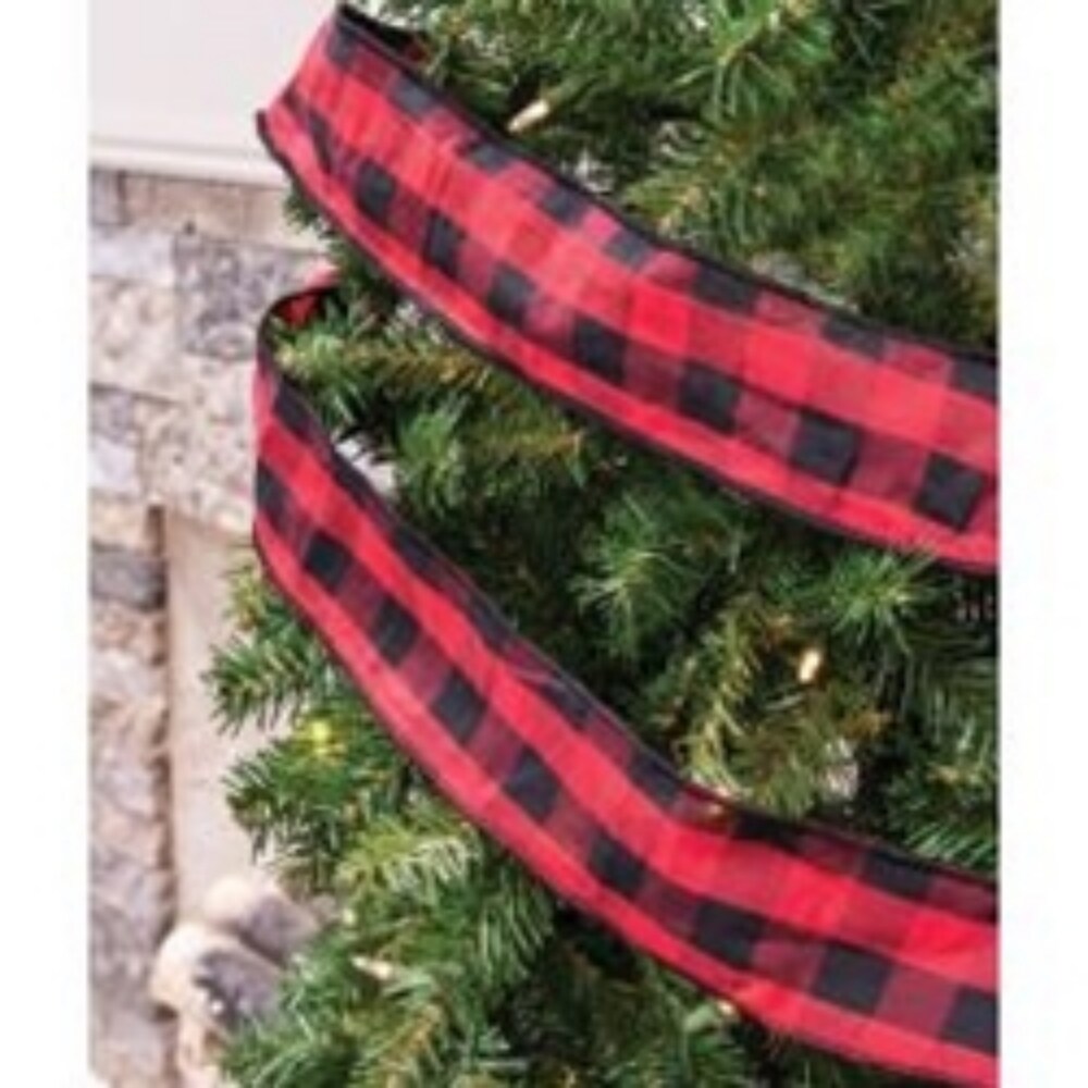 Wired Buffalo Check Ribbon