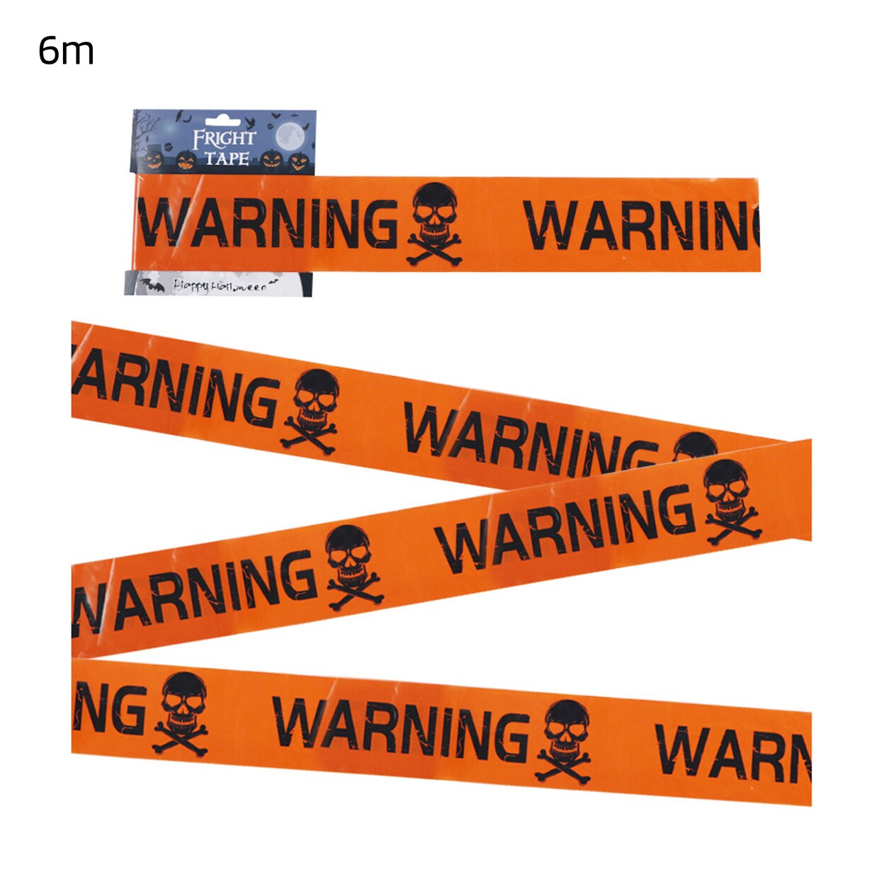 Halloween Warning Tape Plastic Skull Keep Out Danger Ribbon Warning 