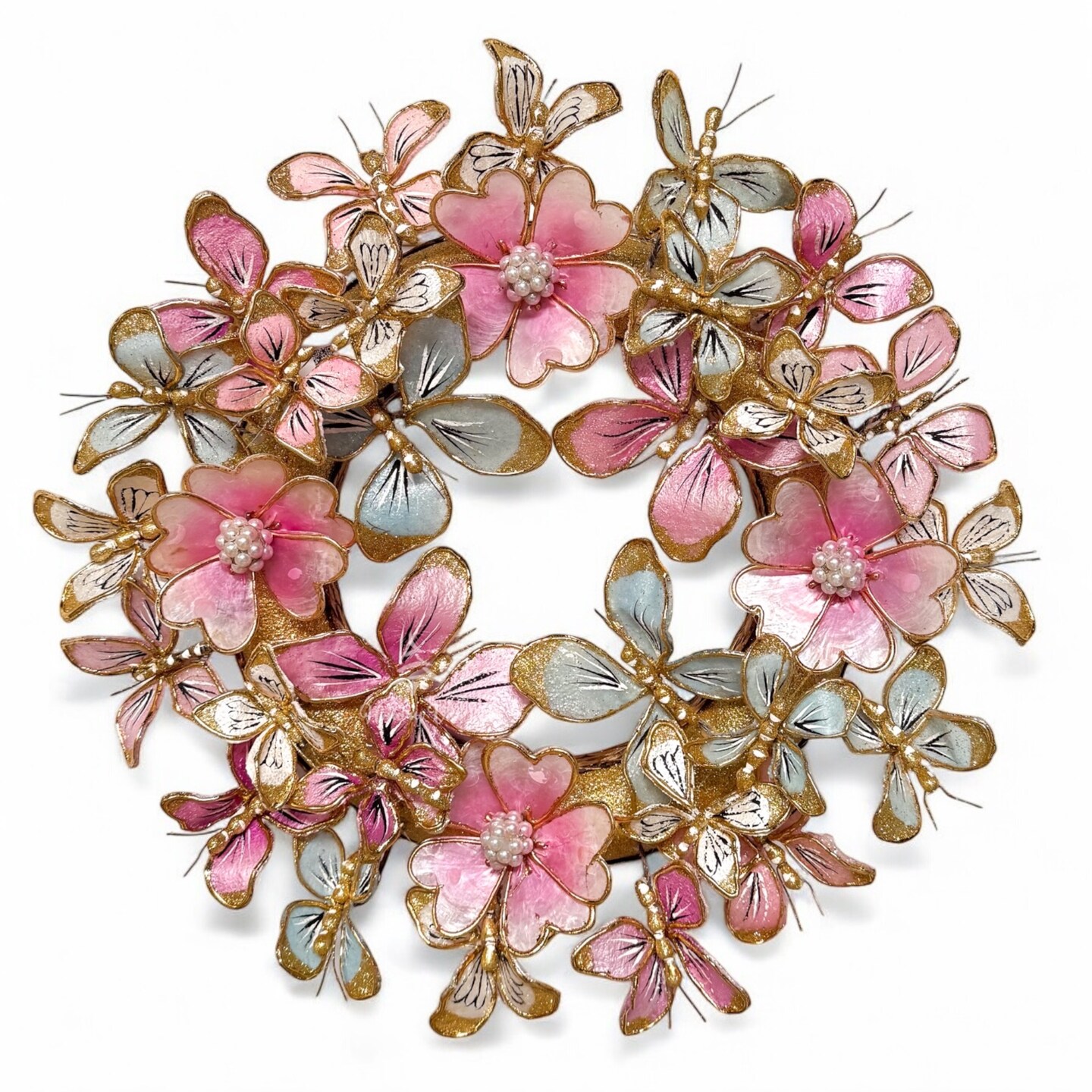 Shimmering Butterfly Wreath - Spring, Easter, Summer Wreath