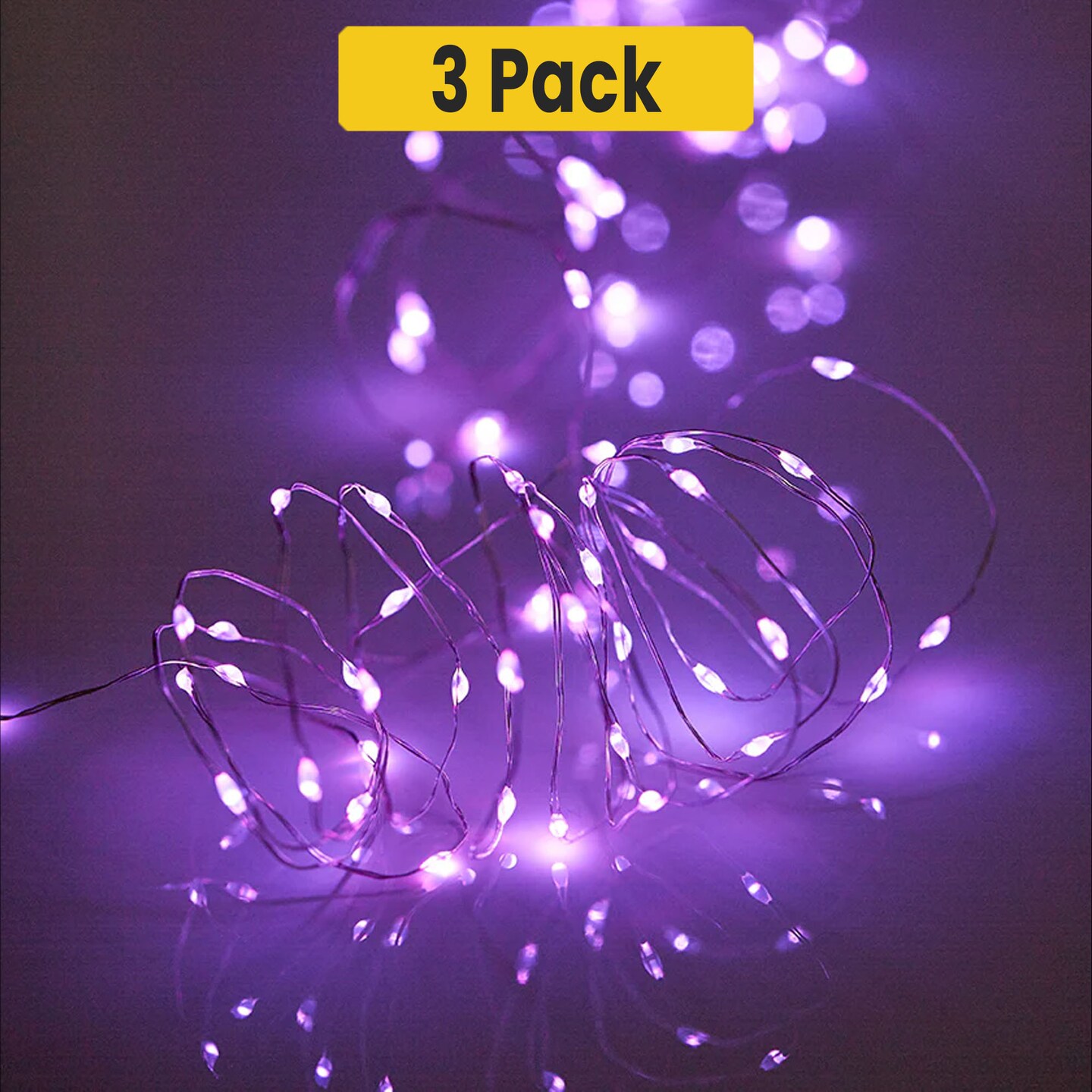 Christmas Silver Copper Branch Tree Lights
