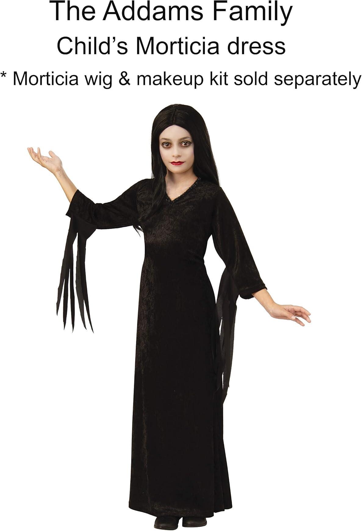 Rubies Girl&#x27;s Addams Family Animated Movie Morticia Costume, Small 4-6