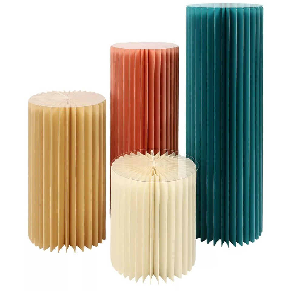 Wedding Props 30-80cm High Round Pillar Baby Shower Party Arrangement Decoration