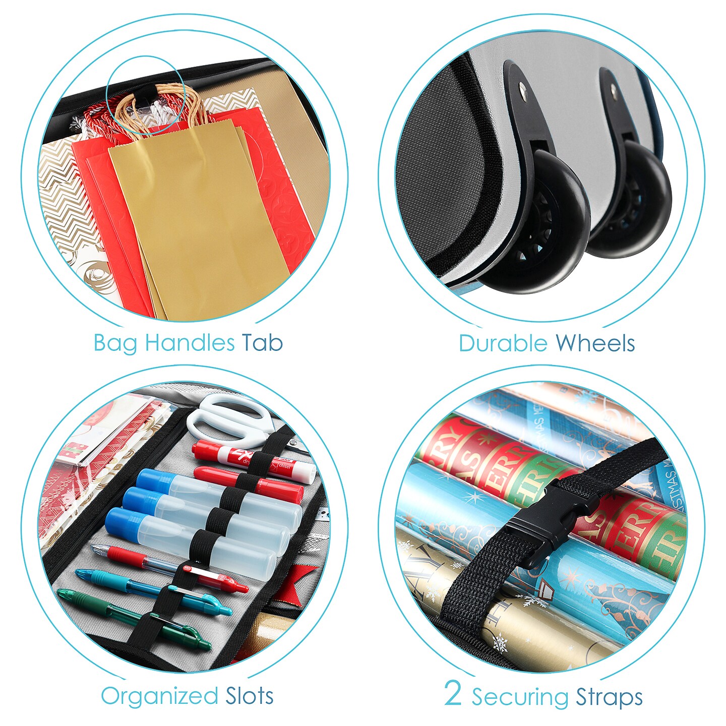Hearth &#x26; Harbor Wrapping Paper Storage Container