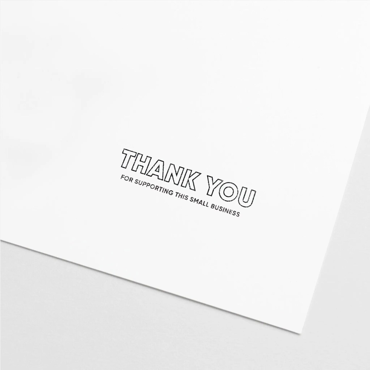 Thank You Stamp, Business Stamper, Small