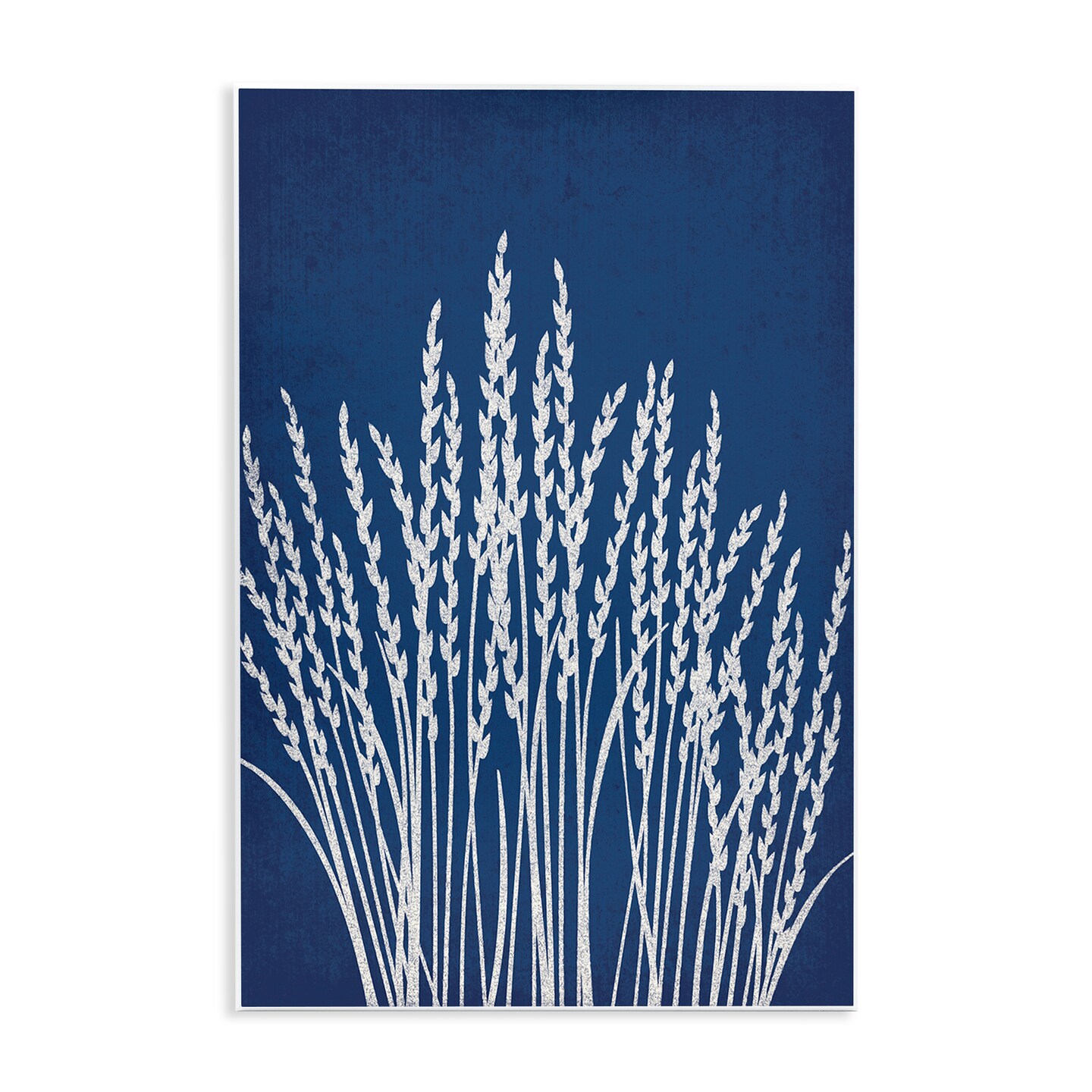 Stupell Industries Reed Grasses on Blue Wall Plaque Art Design by JJ Design House LLC