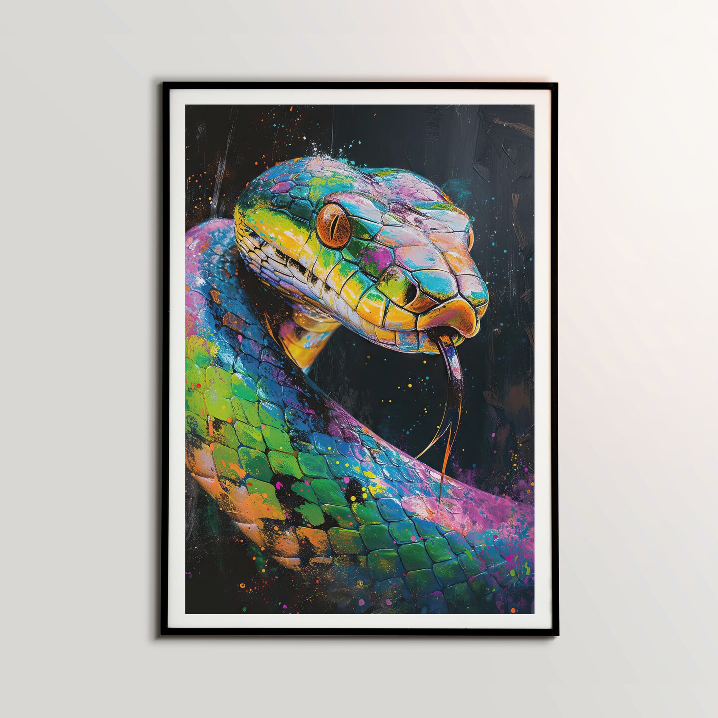 Snake Poster, Animal Print, Office Poster, Home Decor | S2